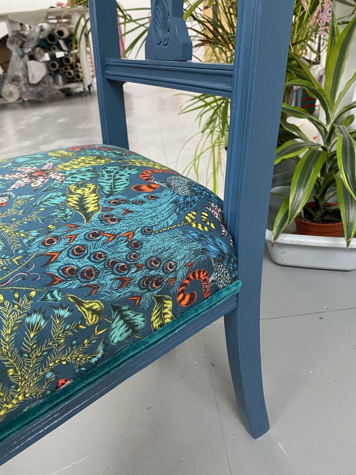 Georgian Dining Chairs, Traditionally Reupholstered And Revamped photo Furniture