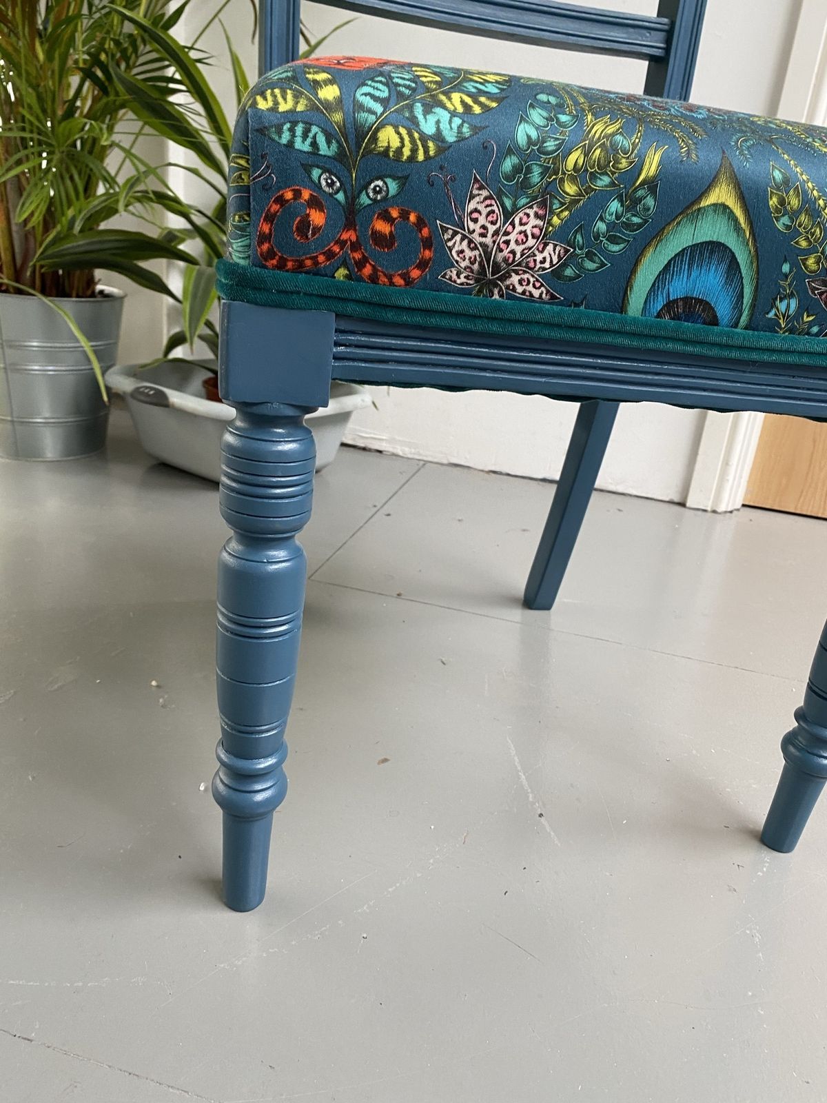 Georgian Dining Chairs, Traditionally Reupholstered And Revamped photo vinterior