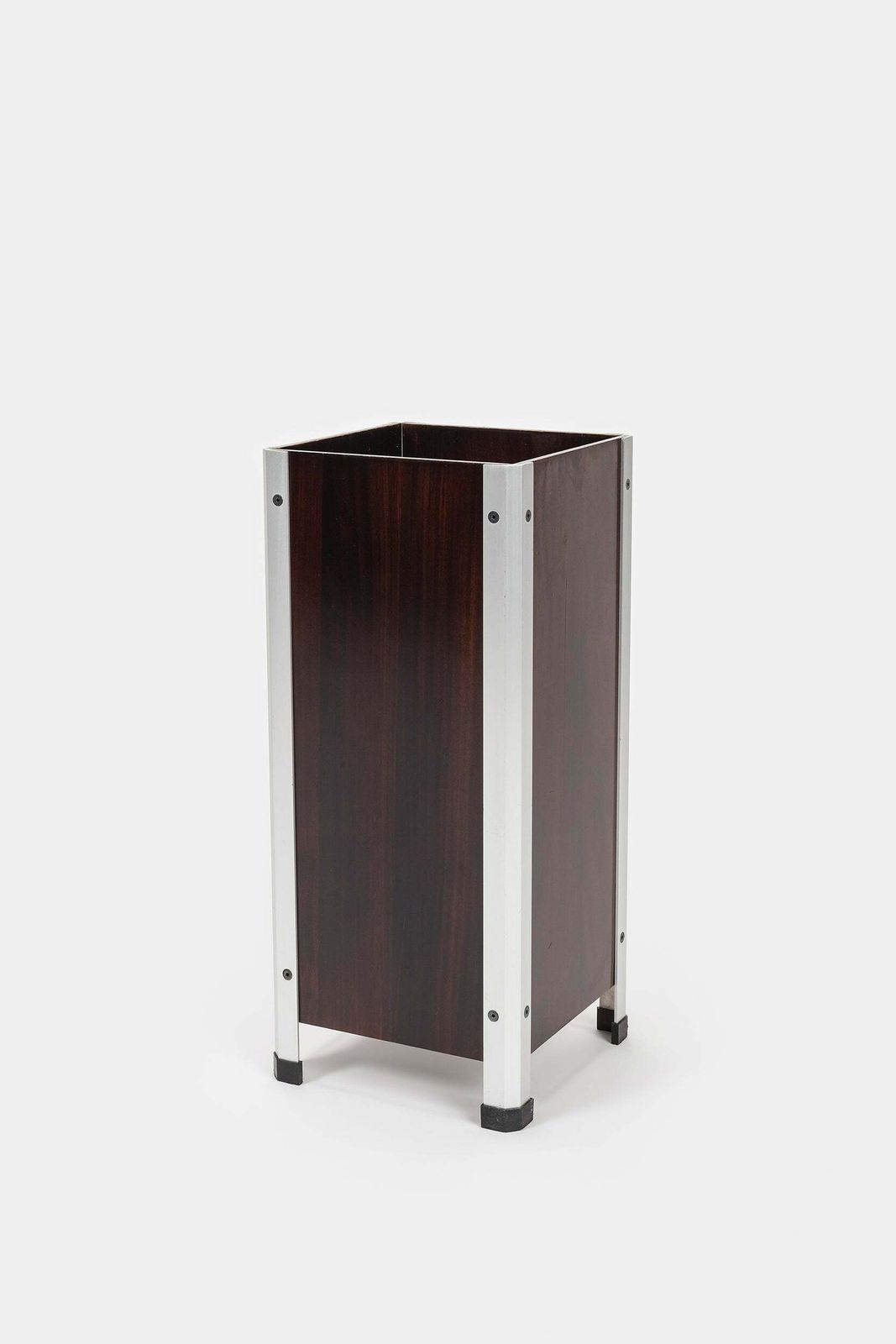 Gianni Moscatelli, Umbrella Stand, Rosewood And Aluminium, Formanova, 60s