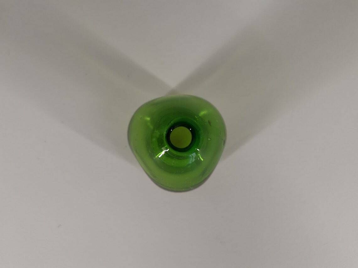 Glass Soliflore Vase / 60s / French Glassware / Handcrafted Work / Mid Century / France / 20th Century photo Home Decor