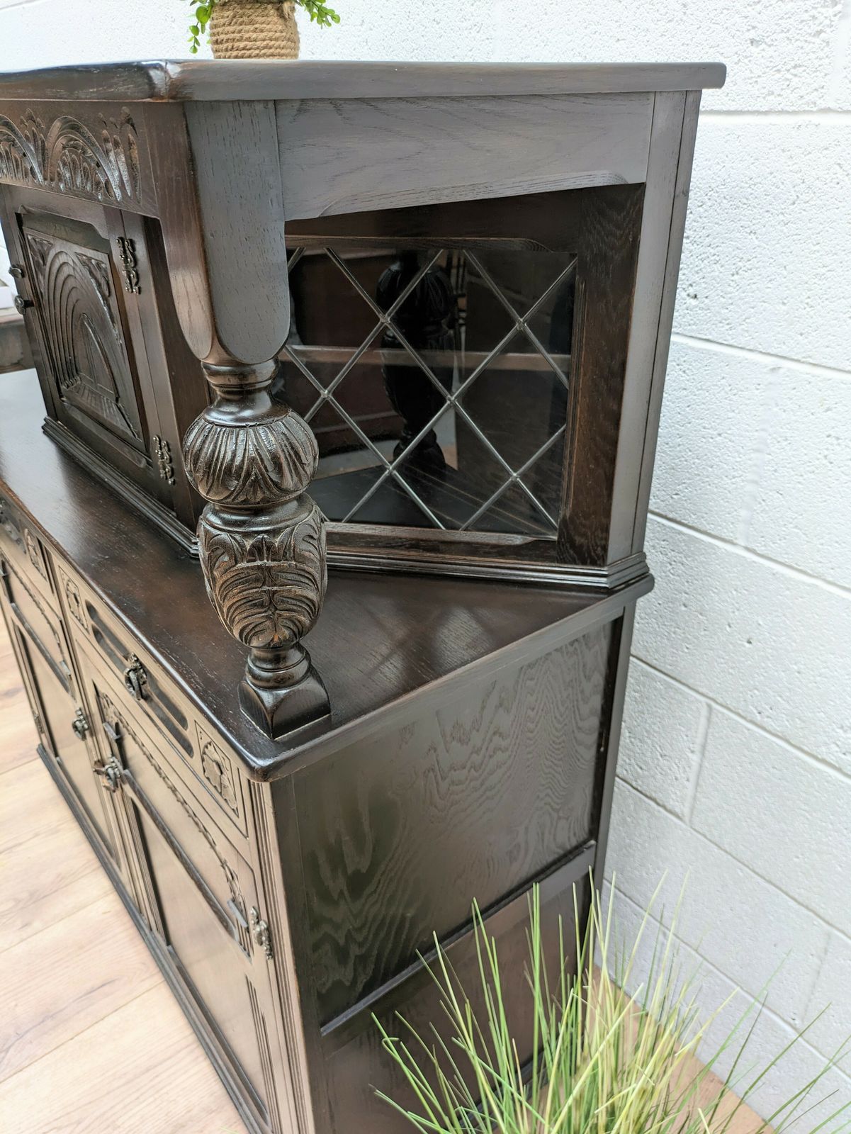 Vintage Stanley Wood Of Olney Court Cupboard photo buy