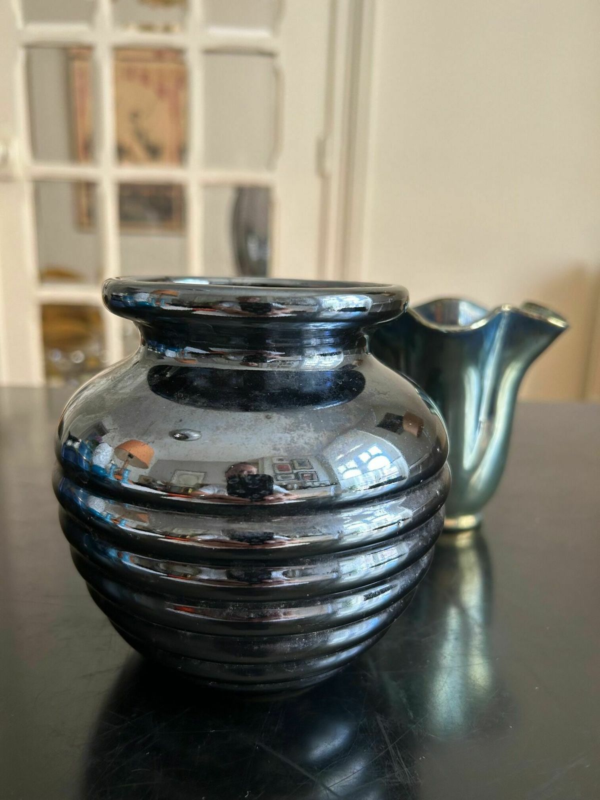 Rambervillers Flamed Sandstone Vase photo for sale