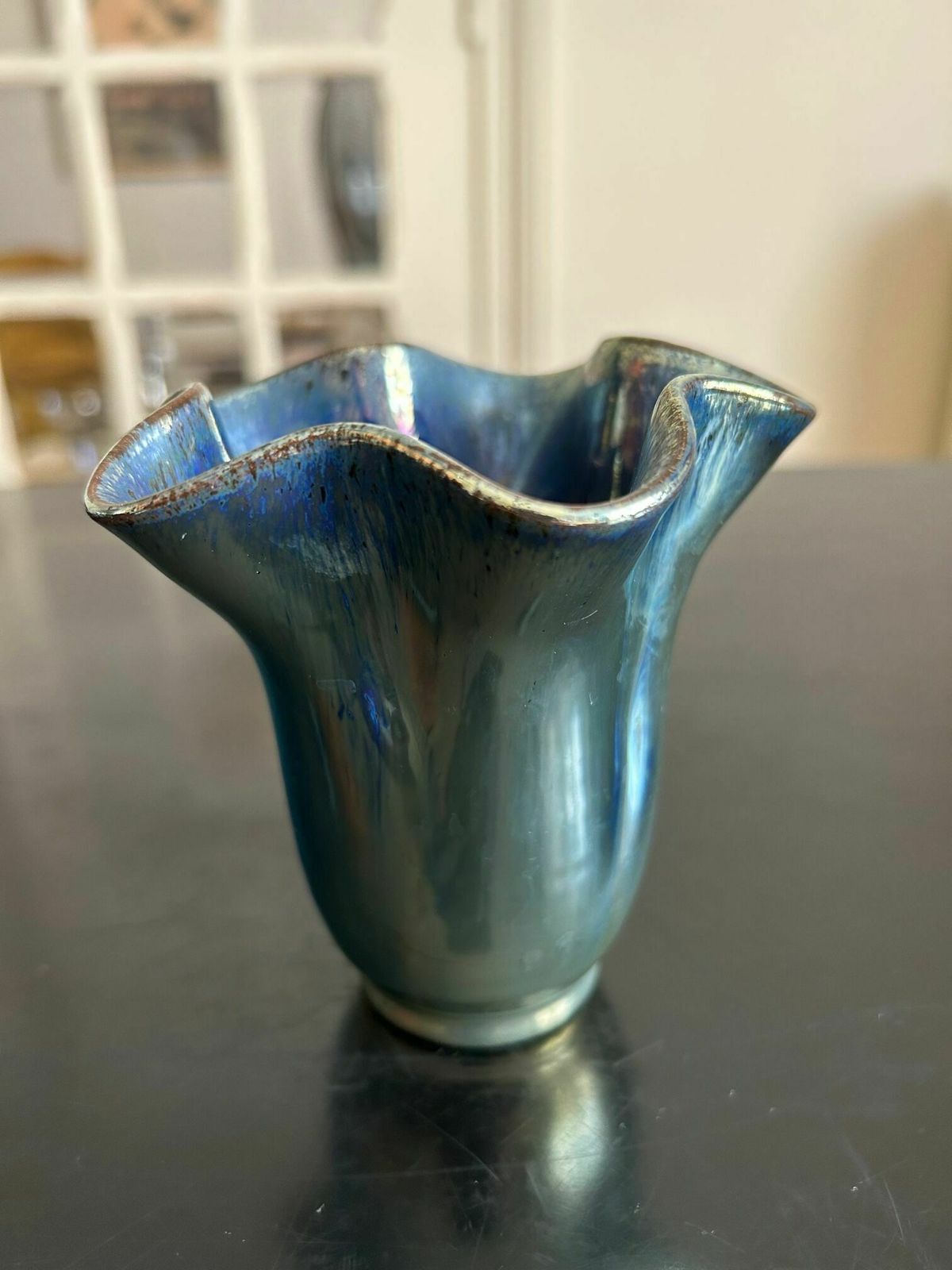 Rambervillers Flamed Sandstone Vase photo vintage