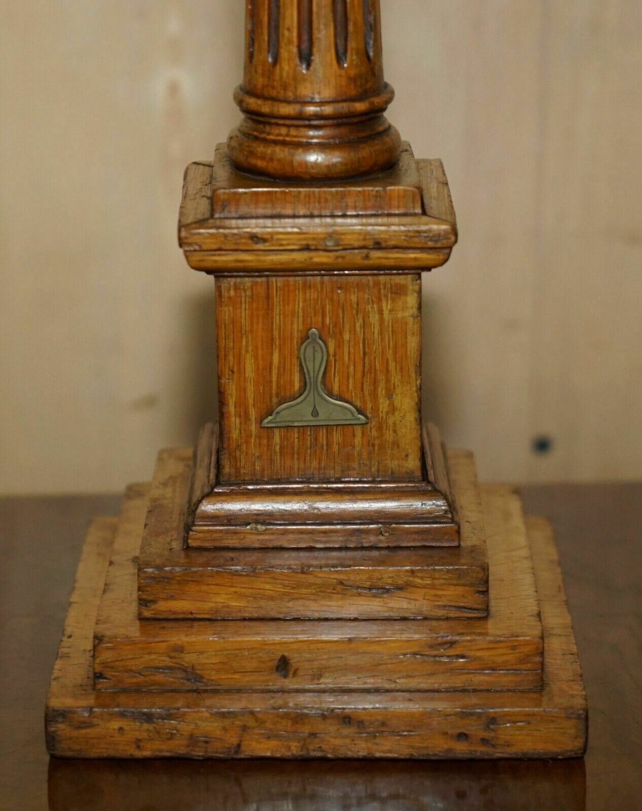 Unique Pair Of Antique John Stone's Miniature Globes On Corinthian Pilled Bases photo buy
