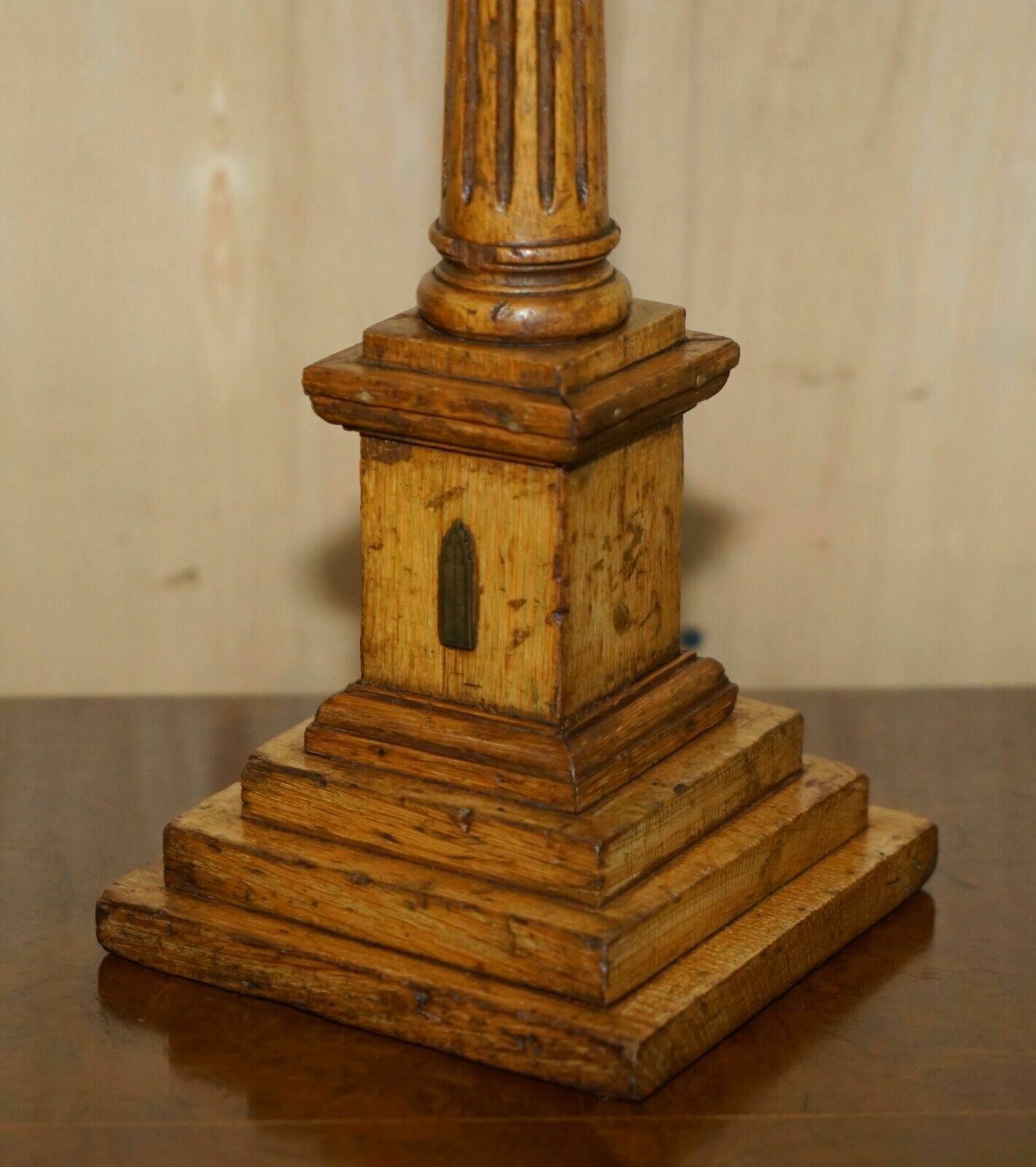photo buy Unique Pair Of Antique John Stone's Miniature Globes On Corinthian Pilled Bases