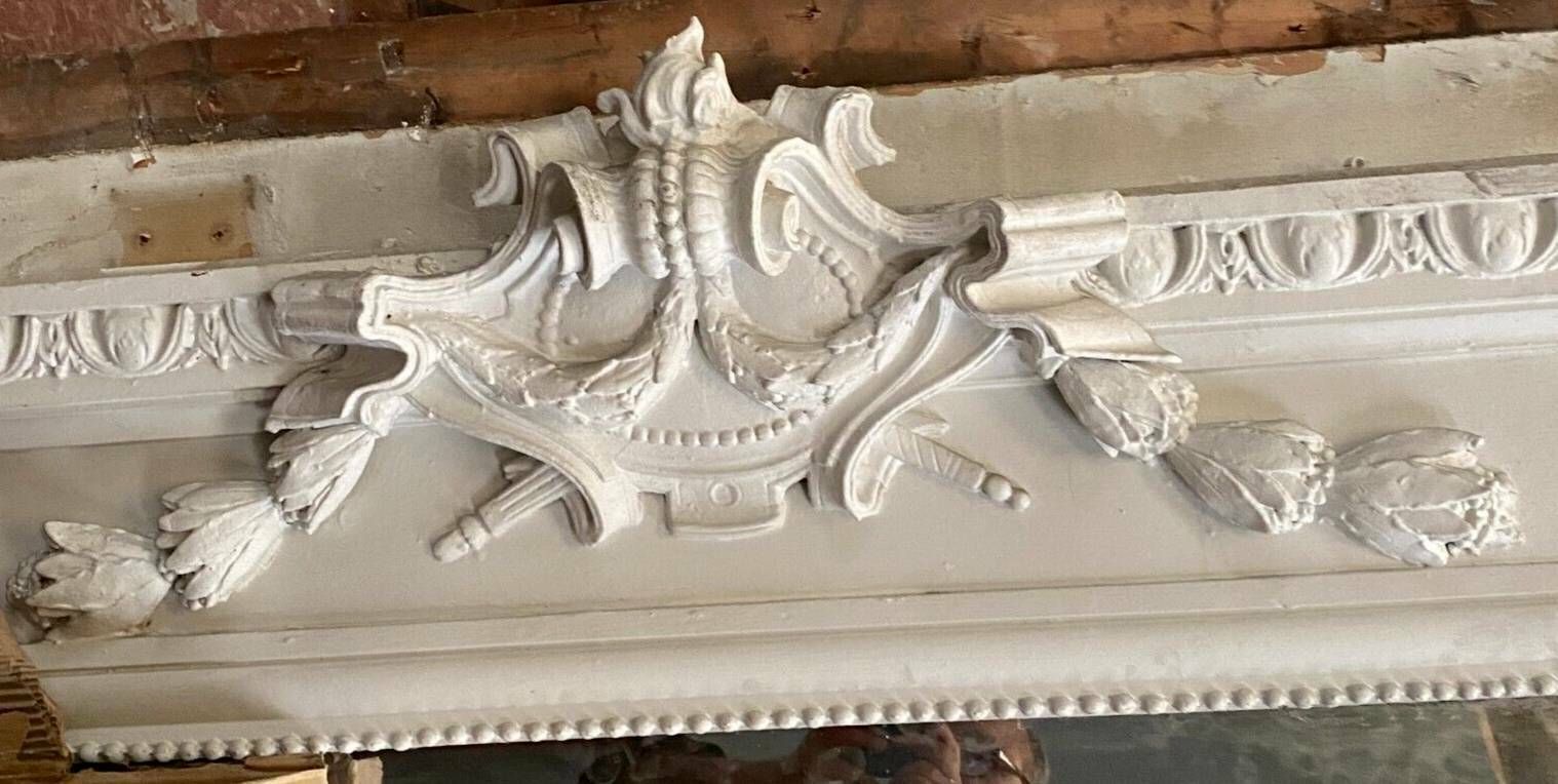 Napoleon III Style Mirror In Carved Wood And Stucco 19th Century photo furniture
