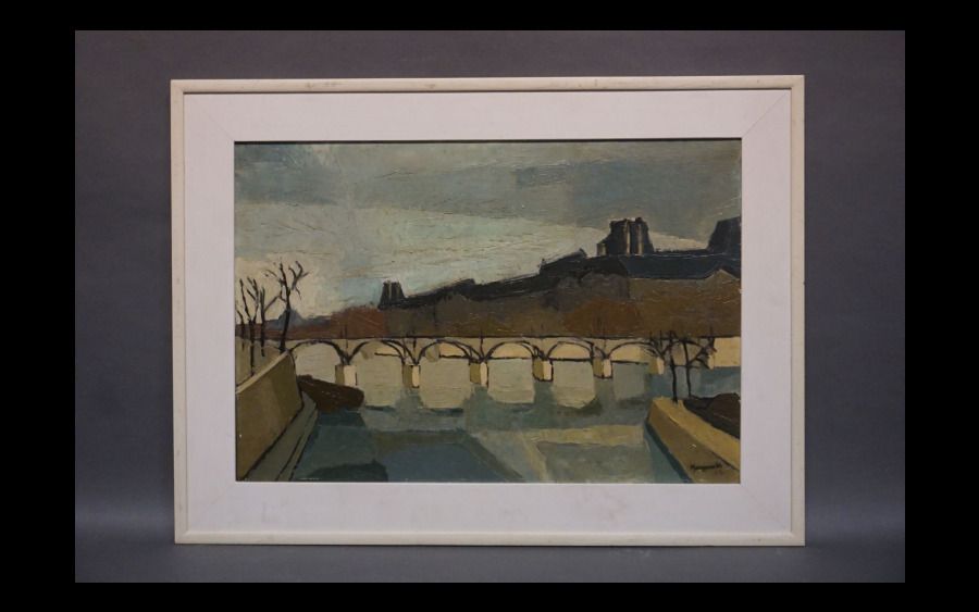 "Le Pont Des  Arts” In Paris By Antoine De Margerie photo furniture