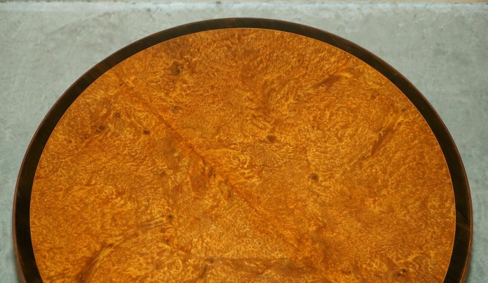 Gillows Of Lancaster Aesthetic Movement Amboyna Burr Walnut Occasional Table photo for sale