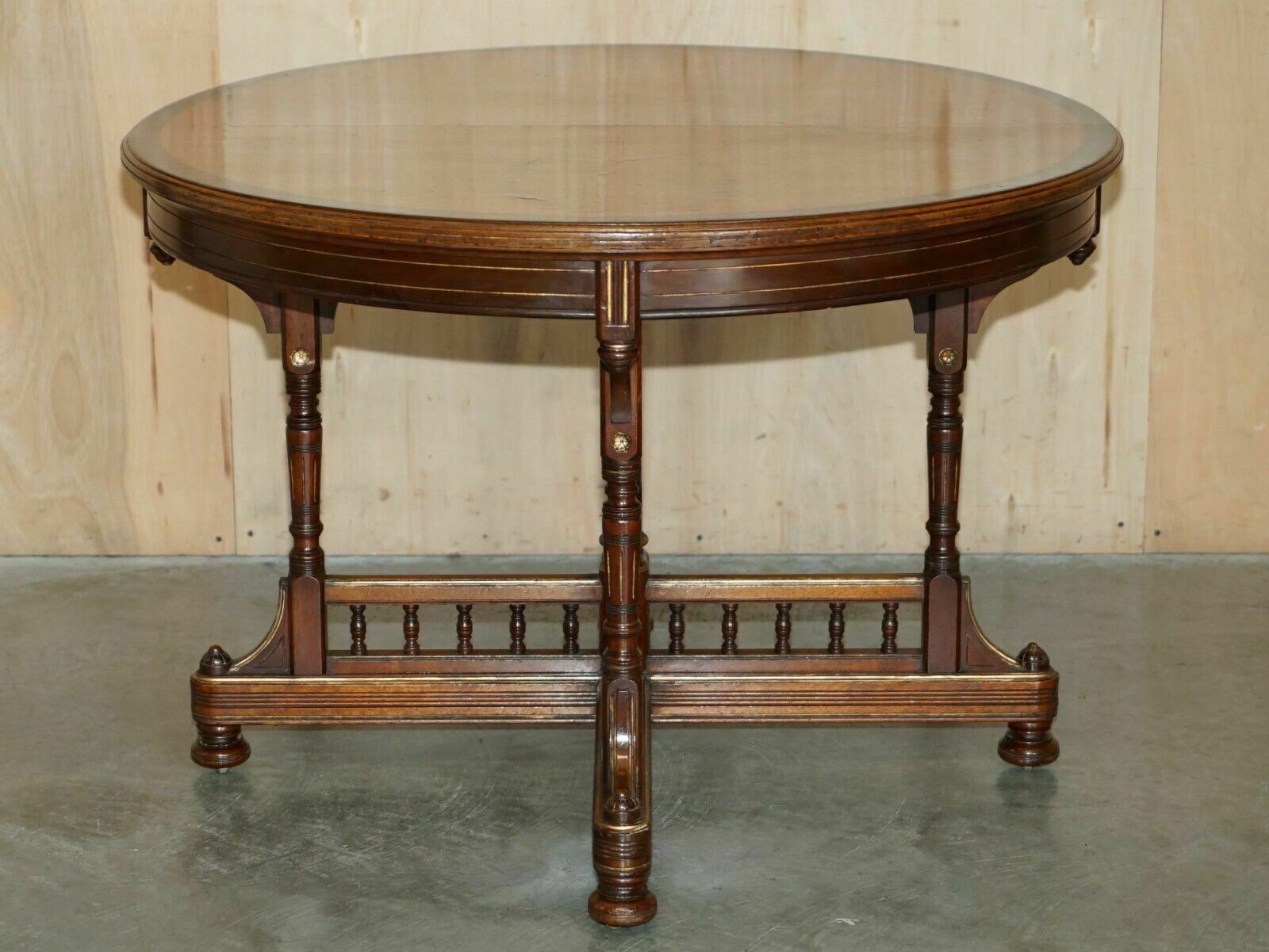 Gillows Of Lancaster Aesthetic Movement Amboyna Burr Walnut Occasional Table photo buy