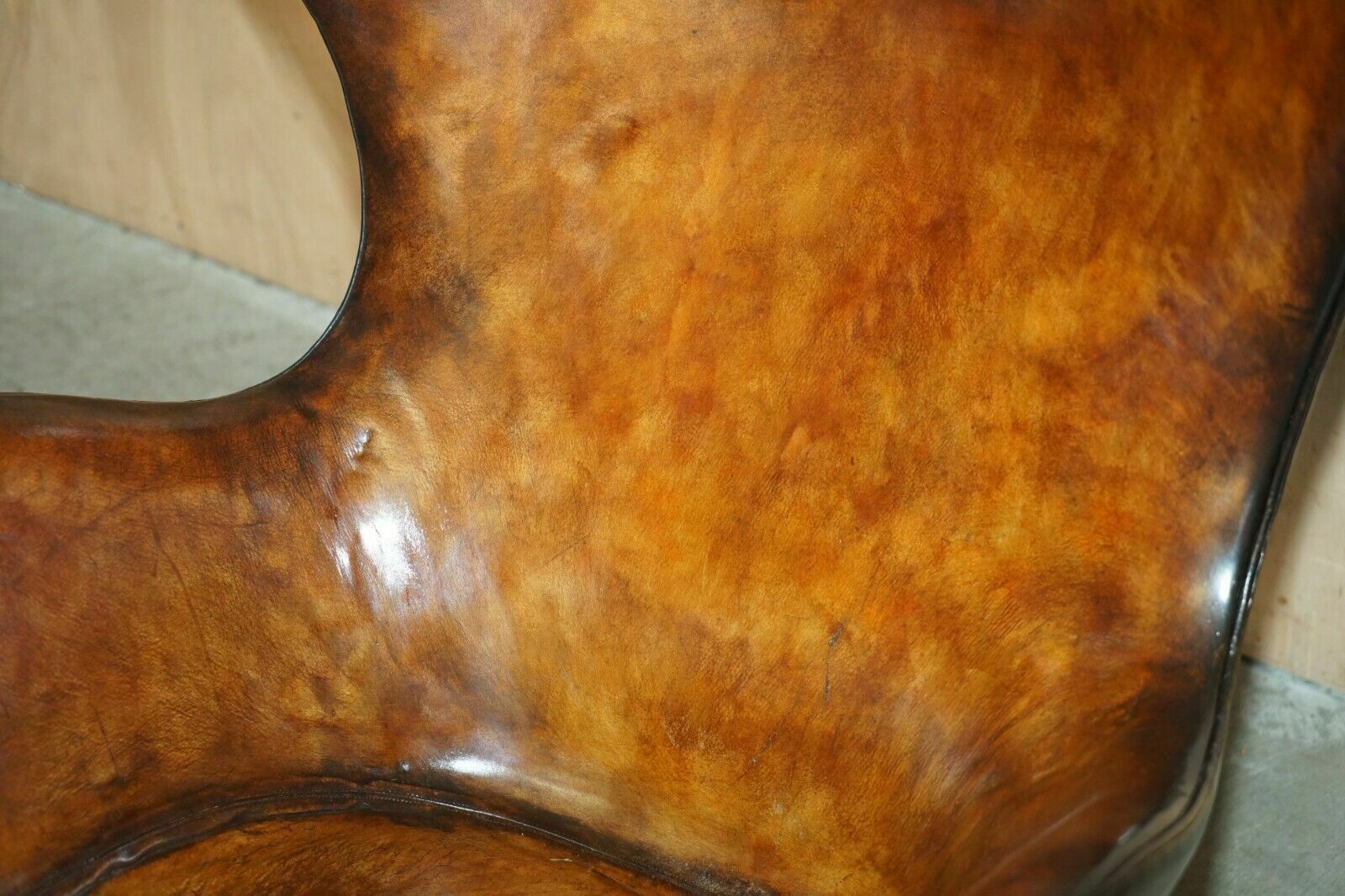Original Fully Restored 1965 Fritz Hansen Egg Chair & Footstool In Brown Leather photo buy