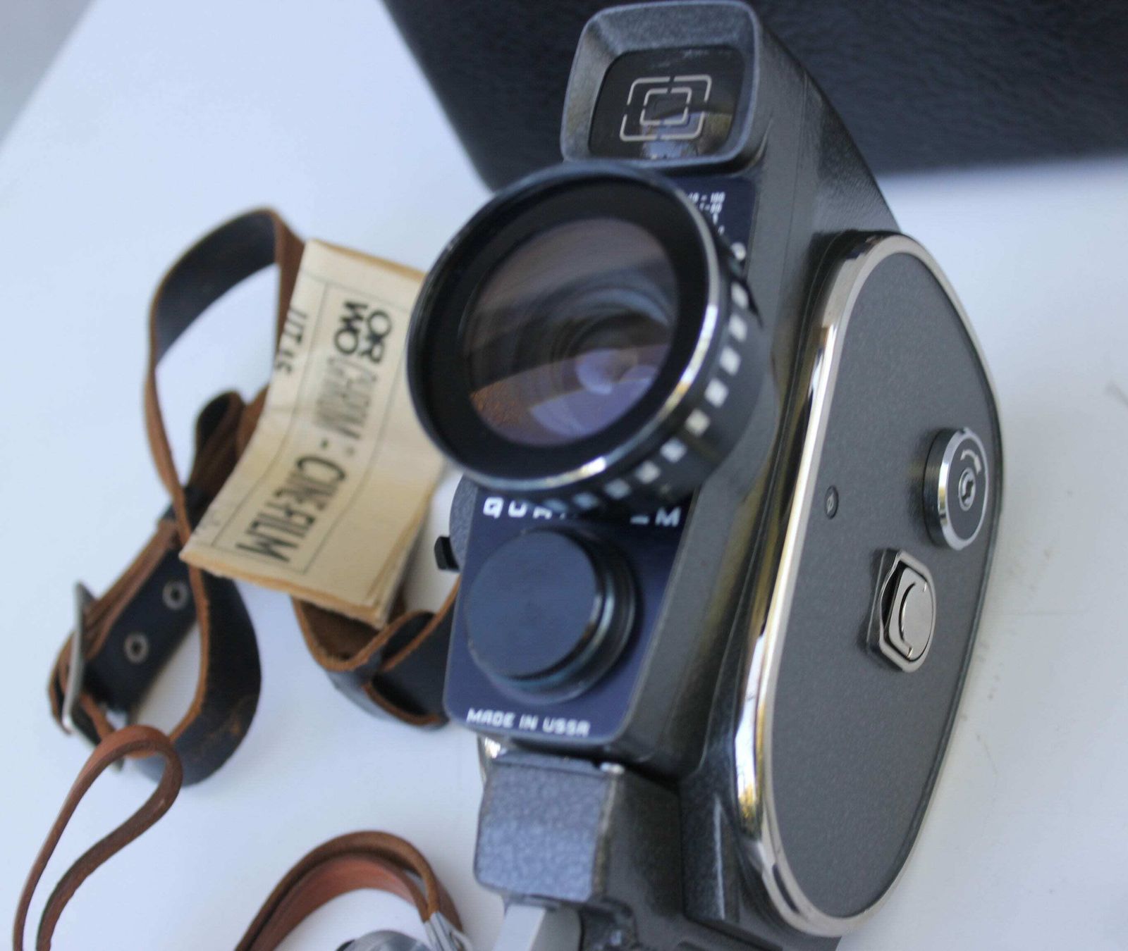 Vintage Soviet Quartz 2m 35mm Film Camera, Retro Lomo Photography Collectible photo for sale