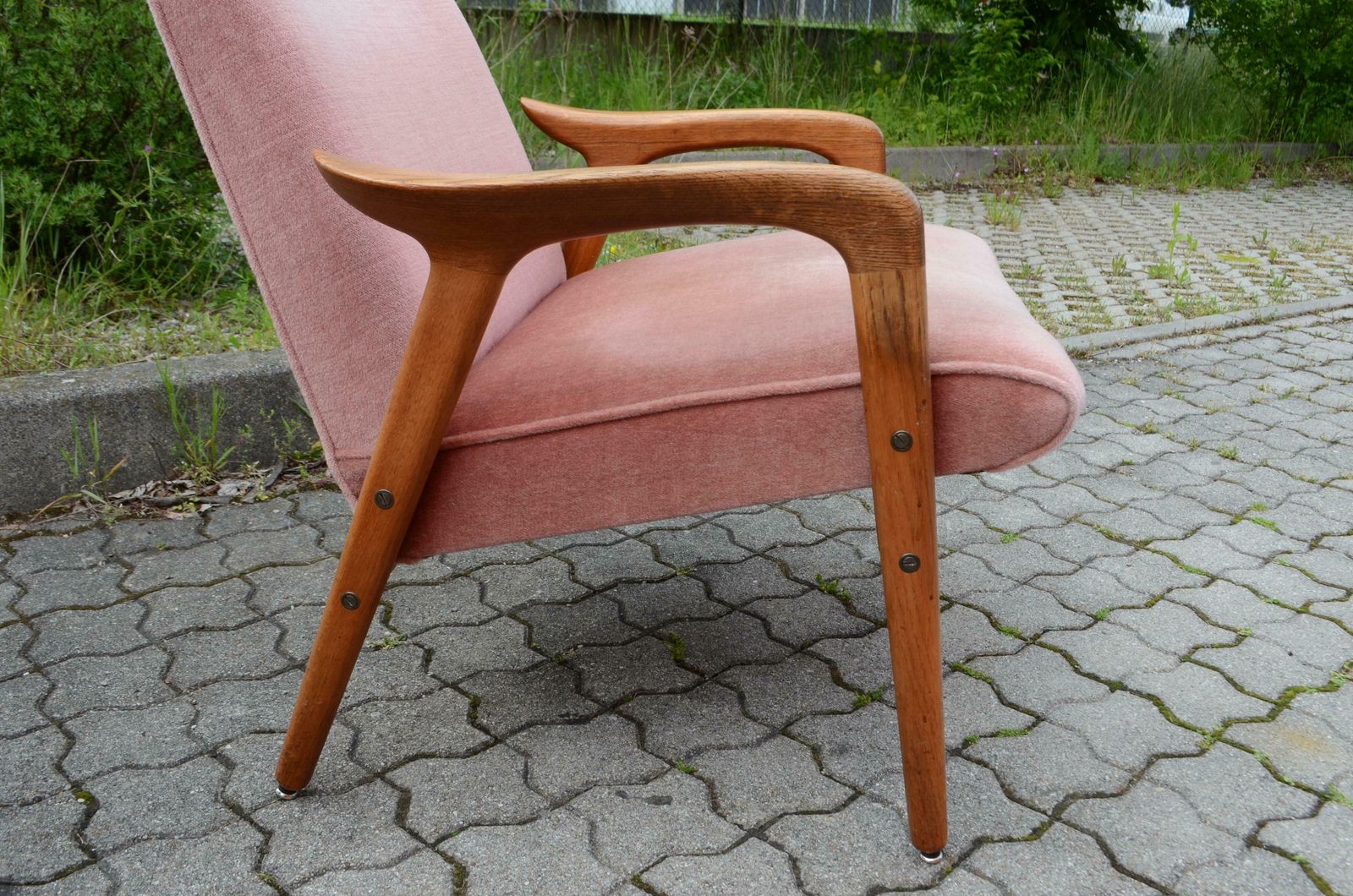 Furniture Yngve Ekström Modell Lästo Swedese Cherry Blossom Easy Lounge Chair Oak Set Of 2 photo