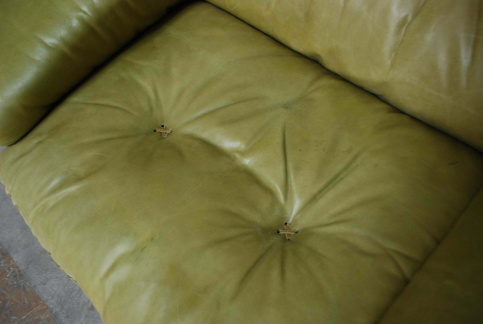 photo vinterior De Sede James Bond Leather Lounge Chair Ds 101 Olive Green