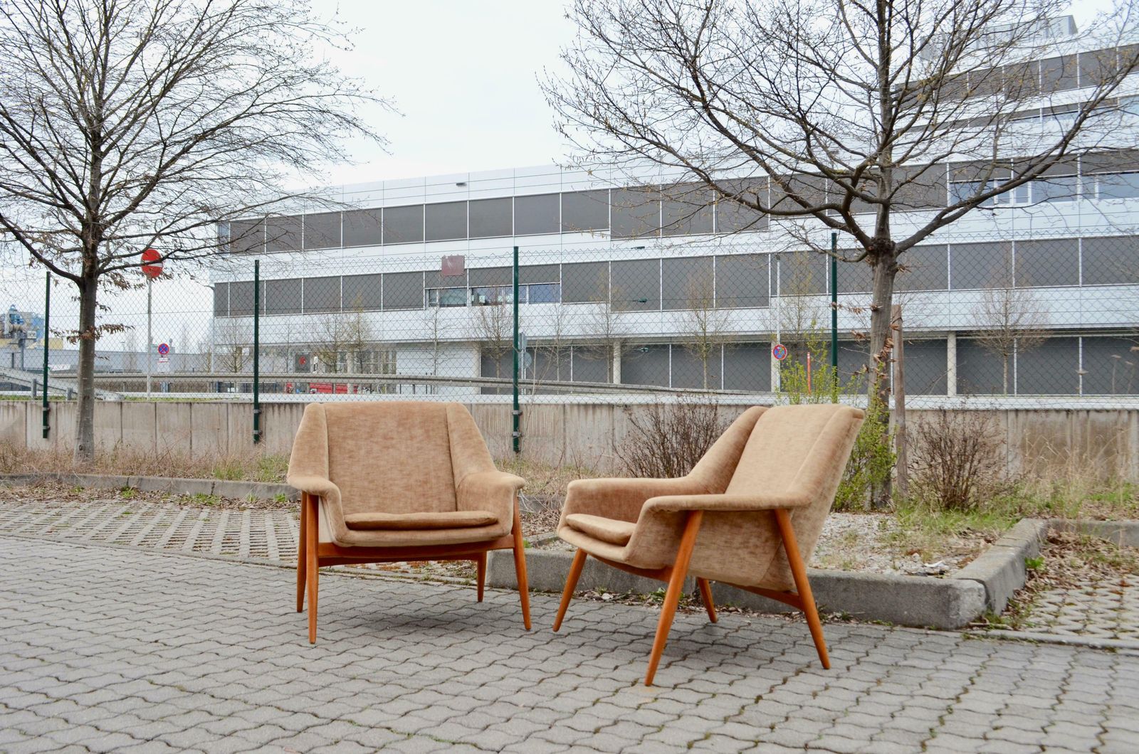 Early 50ties Cassina Easy Lounge Chair Model 854 Set Of 2 photo for sale
