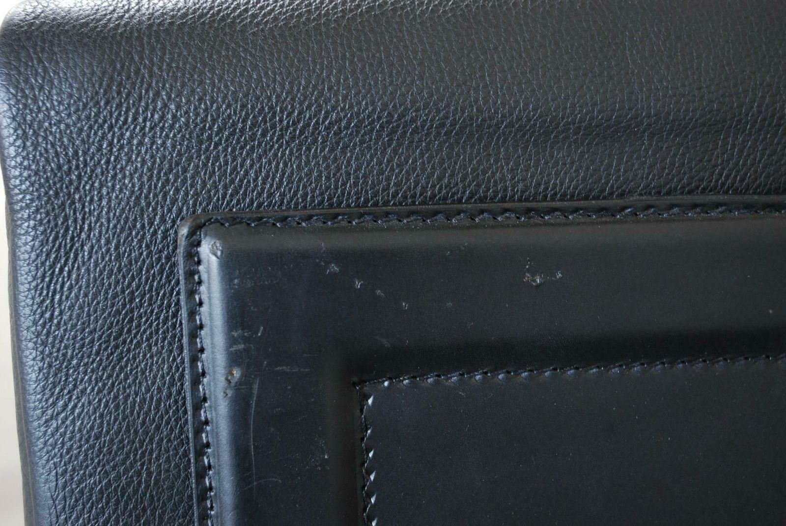 3706.0 Matteo Grassi Korium Leather Armchair Or Chair Korium By Tito Agnoli photo
