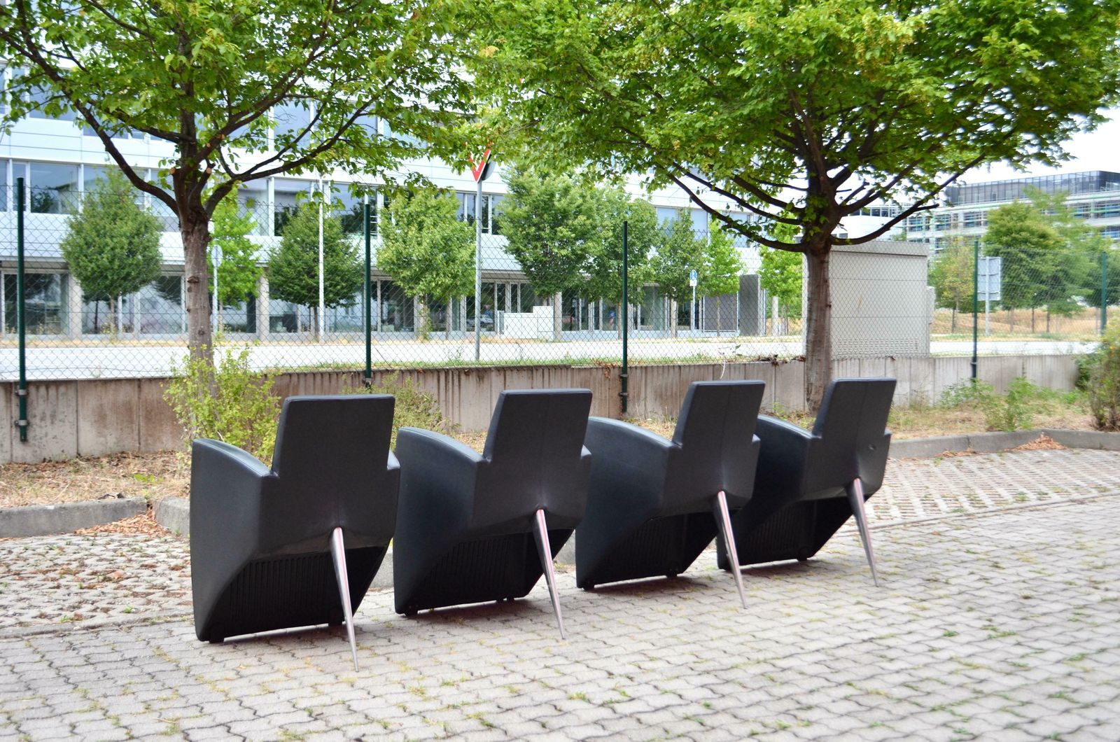Philippe Starck Chair Armchair Chair Driade Aleph Model Jack Lang Set Of 4 photo Furniture
