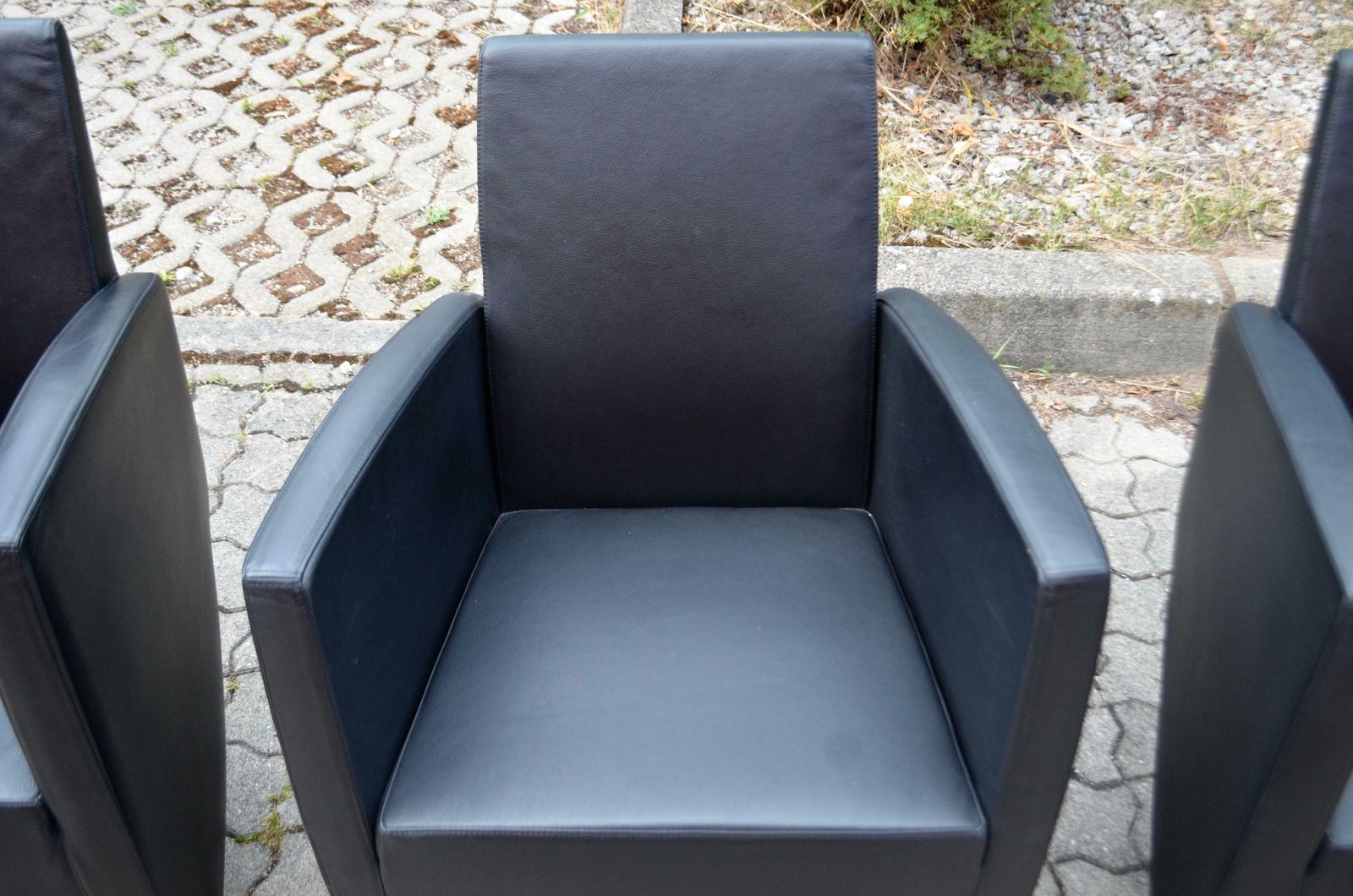 Philippe Starck Chair Armchair Chair Driade Aleph Model Jack Lang Set Of 4 photo vintage