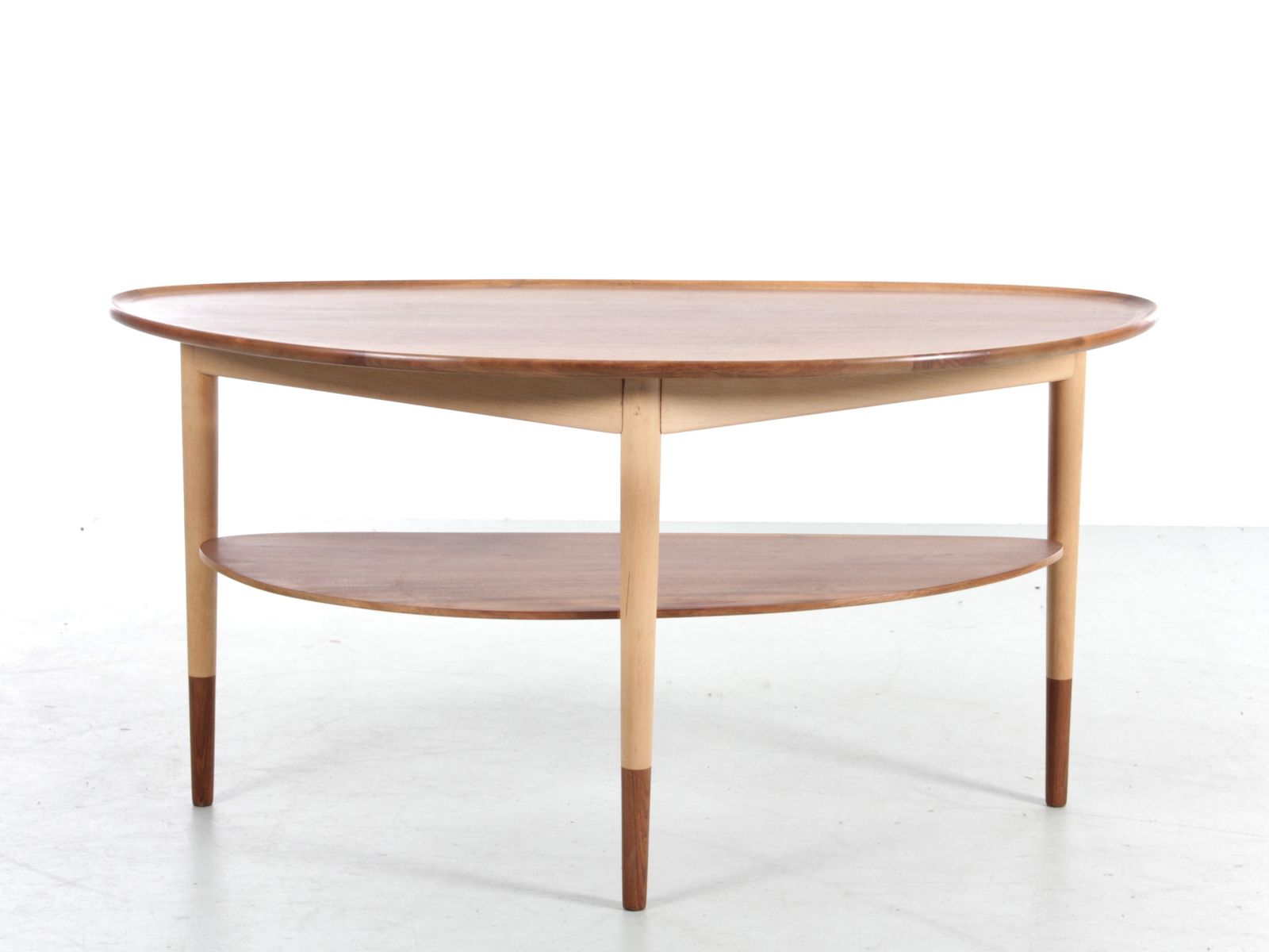Mid Century Modern Scandinavian Coffeee Table In Walnut