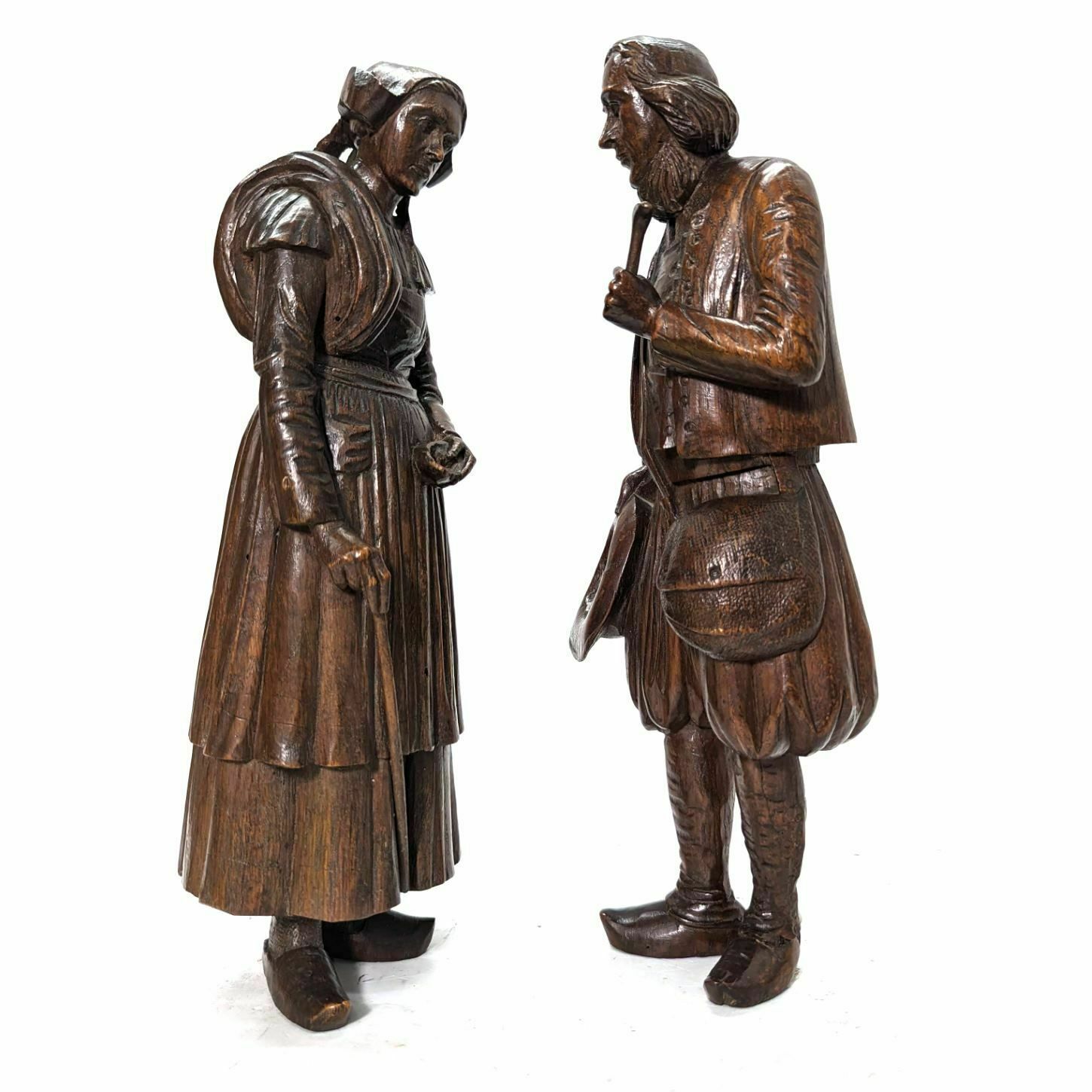 Oak Sculpture In The Style Of Dieppe photo vinterior