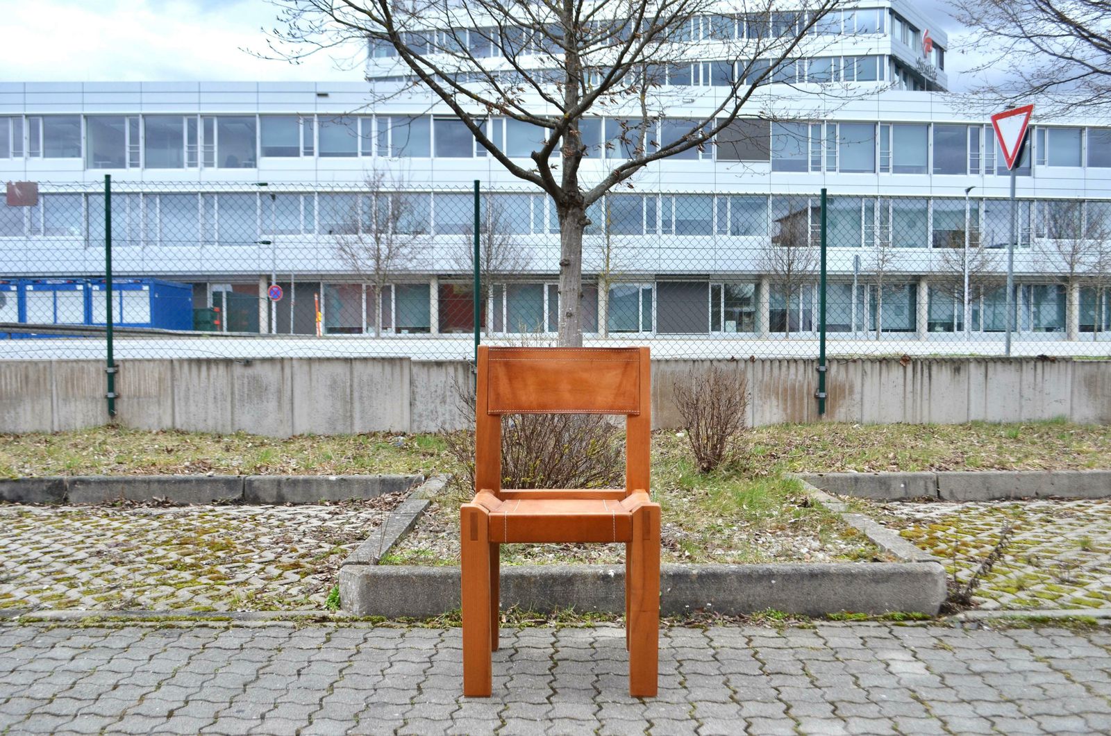 Rare Pierre Chapo S11 Saddle Cognac Chair Set Of 2 photo furniture