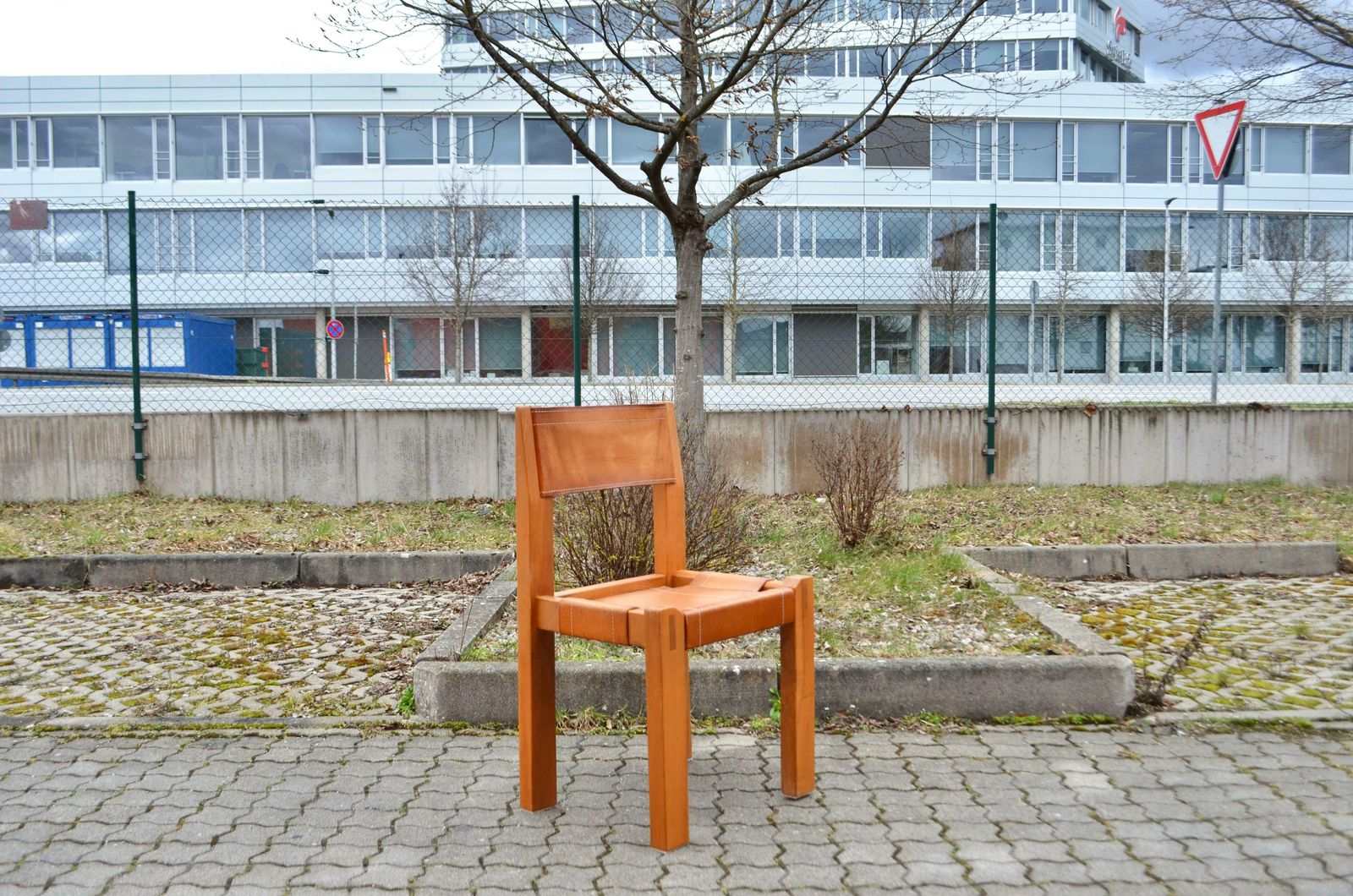 Rare Pierre Chapo S11 Saddle Cognac Chair Set Of 2 photo 12706.0