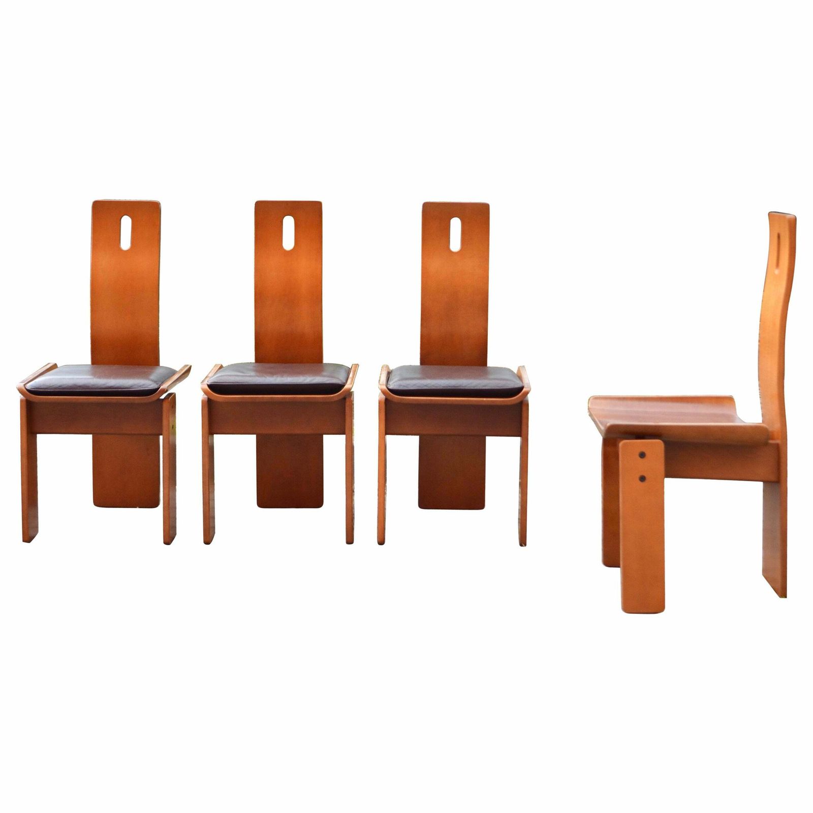 Edoardo Landi Model Diago Brutalist Tripod Purist Dining Chair Nikol
