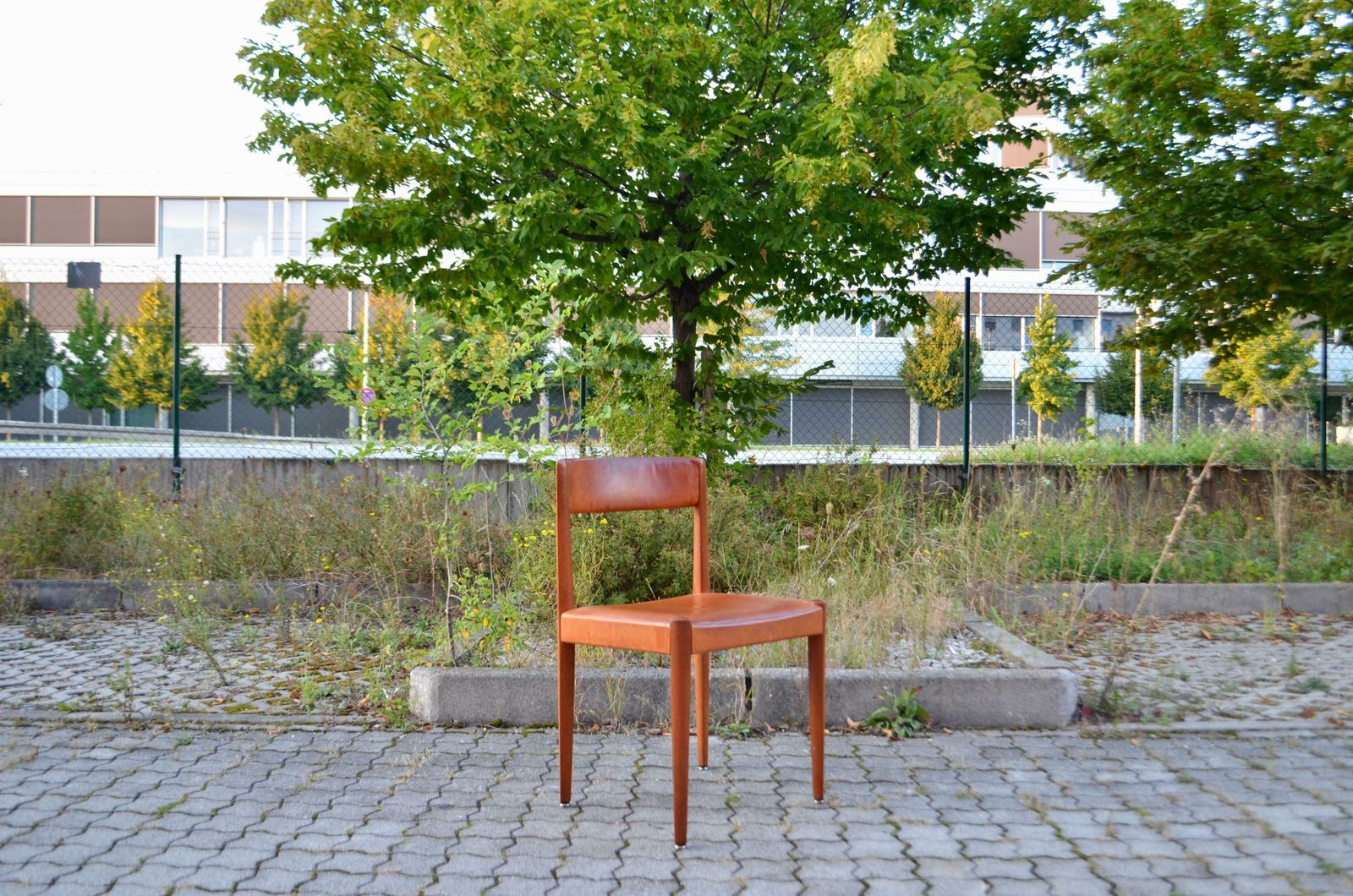 Aage Schmidt Christensen Fritz Hansen Danish Teak Cognac Dining Chair Set Of 4 photo buy