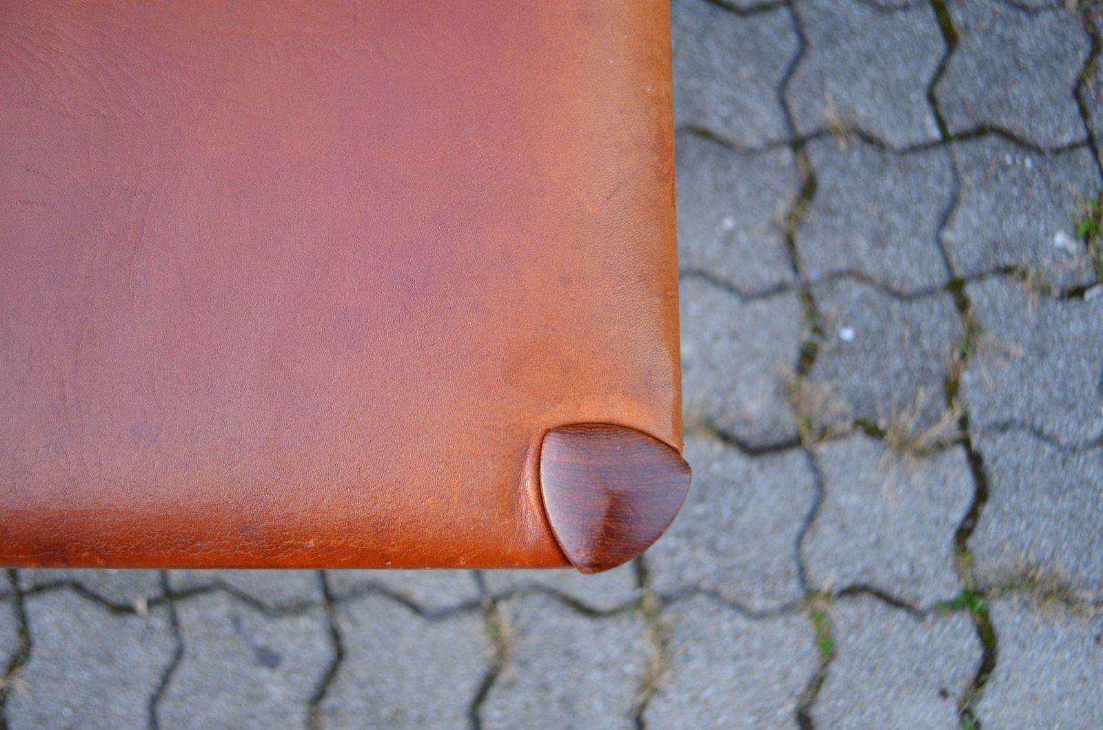 photo vinterior Aage Schmidt Christensen Fritz Hansen Danish Teak Cognac Dining Chair Set Of 4