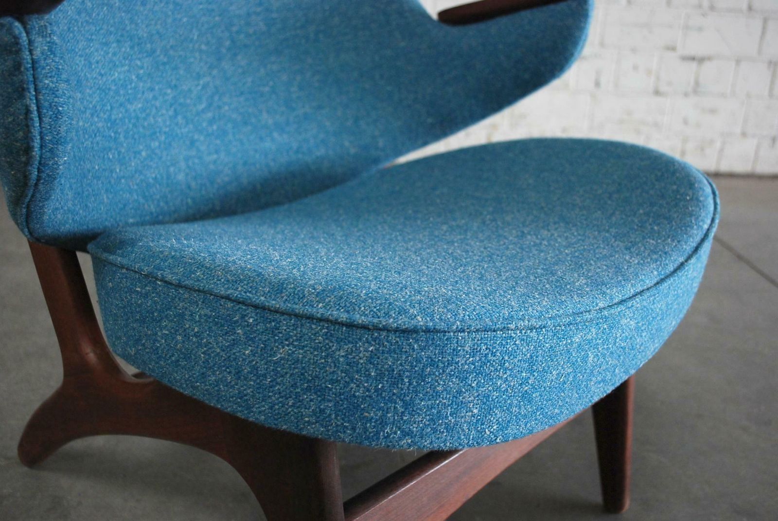 photo for sale Carl Edward Matthes Modell 33 Pair Of Easy Lounge Chair, 1960s