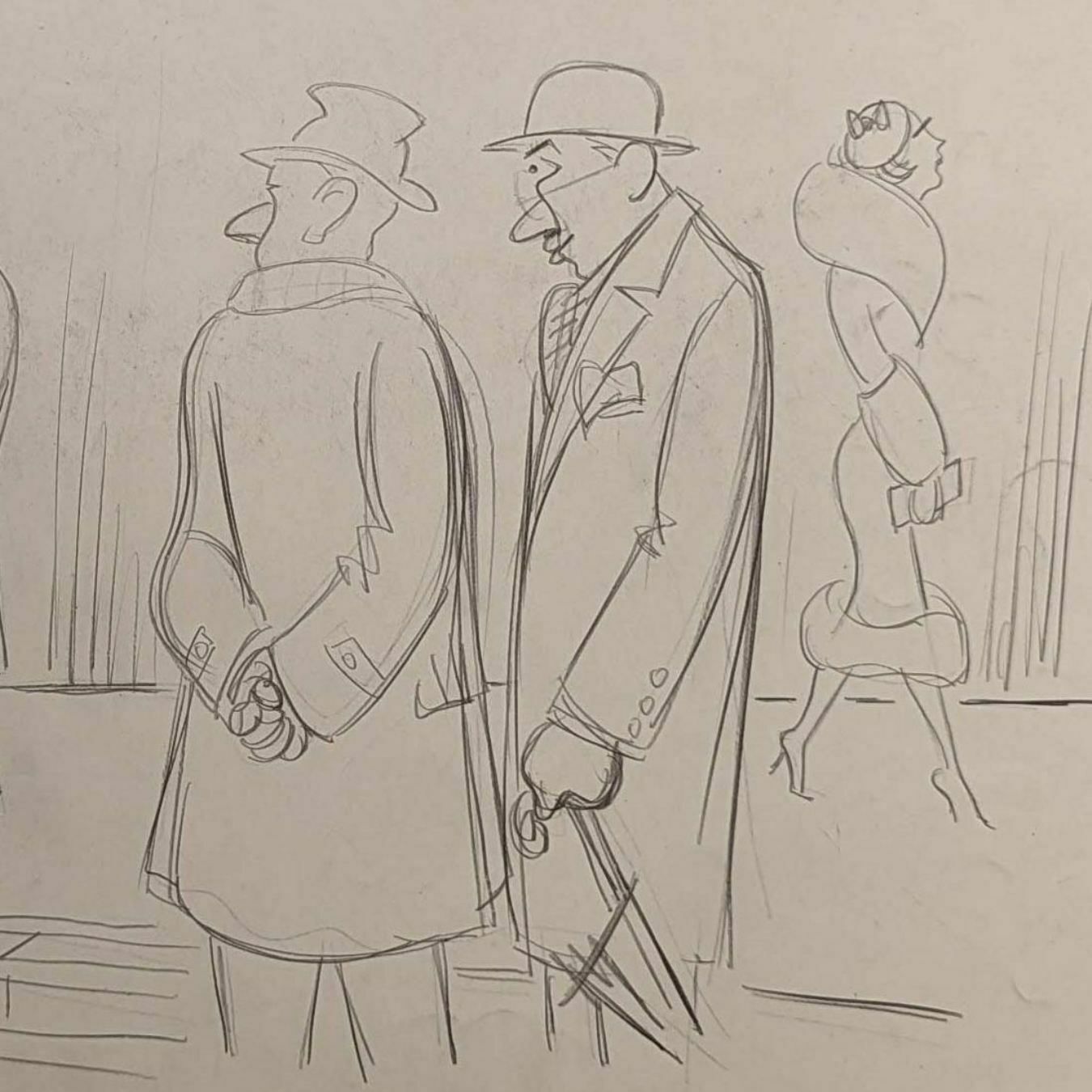 Lucien Roudier Eller Drawing On Paper 1930s photo for sale