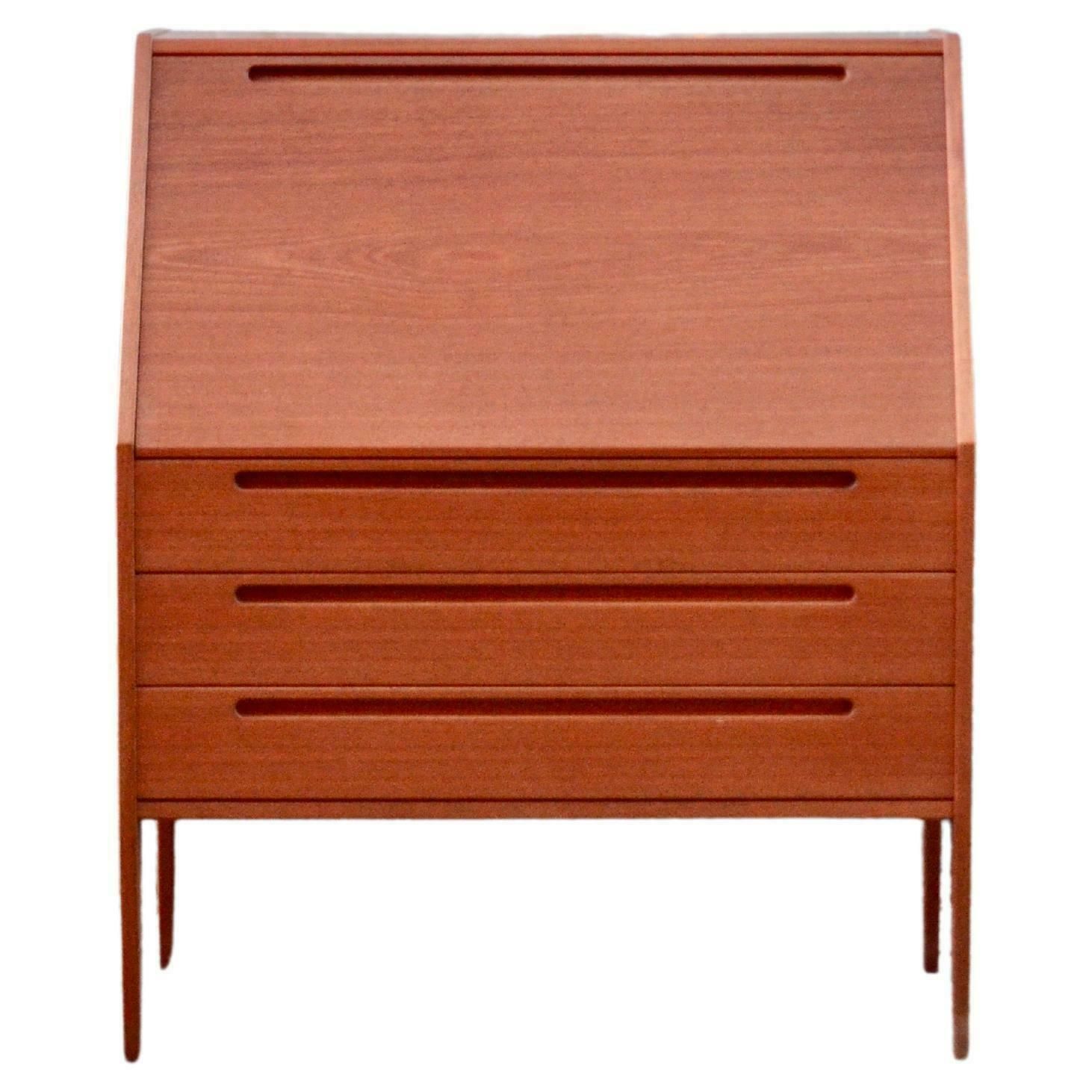 Kai Kristiansen For Torring / Hjn Mobler Model 63 Danish Modern Teak Secretary