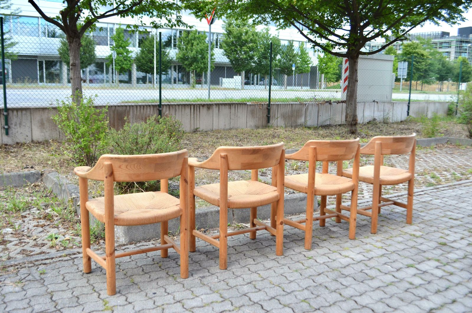 Rainer Daumiller Danish Papercord Dining Armchair Scandinavian Pine Set Of 4 photo 4764.0