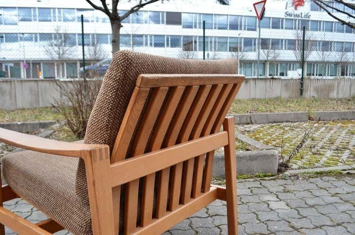 2118.0 Modernist Hartmut Lohmeyer Oak Easy Lounge Chair For Wilkhahn Mid Century 1 Of 2 photo