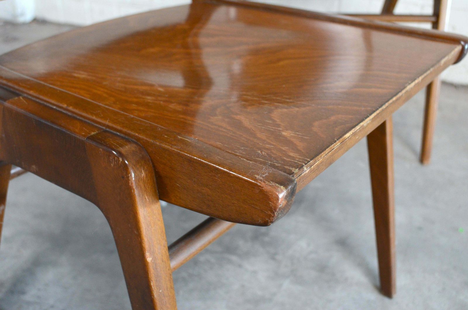 photo furniture 8 Set Of Original Austro Chairs By Franz Schuster For Wiesner Hager Austria 1959