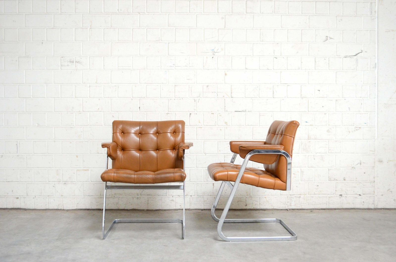 Robert Haussmann De Sede Rh 305/ 304 Unesco Softpad Chairs Chair Cognac photo furniture