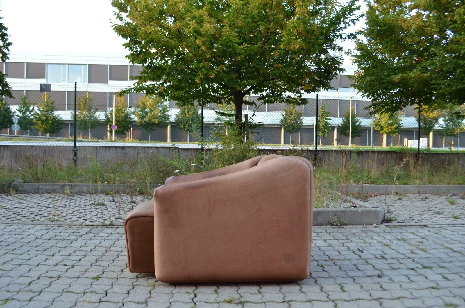 photo for sale De Sede Ds 47 Neck Leather Armchair Brown