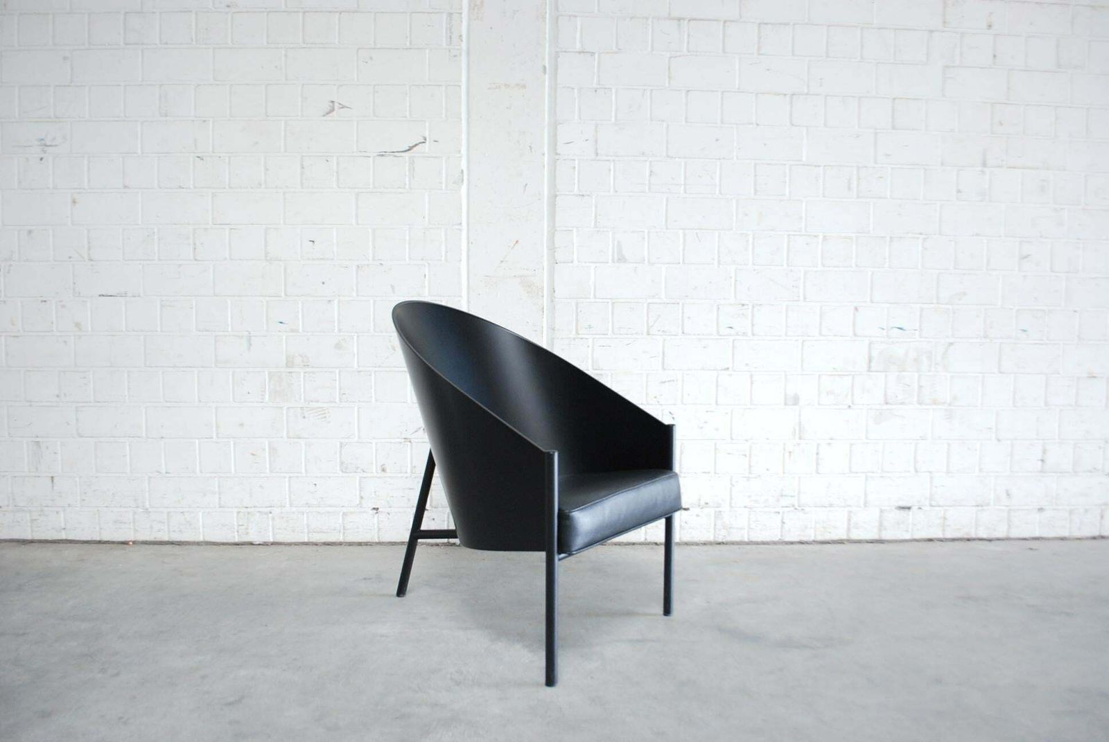 Philippe Starck Black Chair Armchair Driade Aleph Model Pratfall photo 3272.0