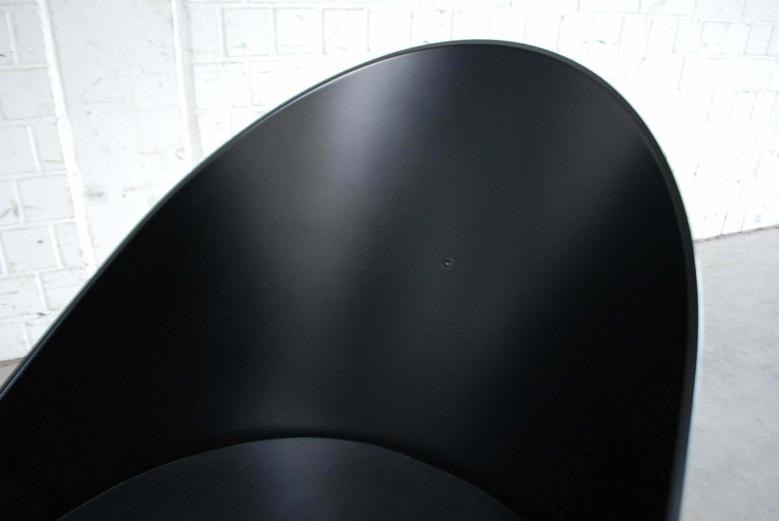 photo furniture Philippe Starck Black Chair Armchair Driade Aleph Model Pratfall