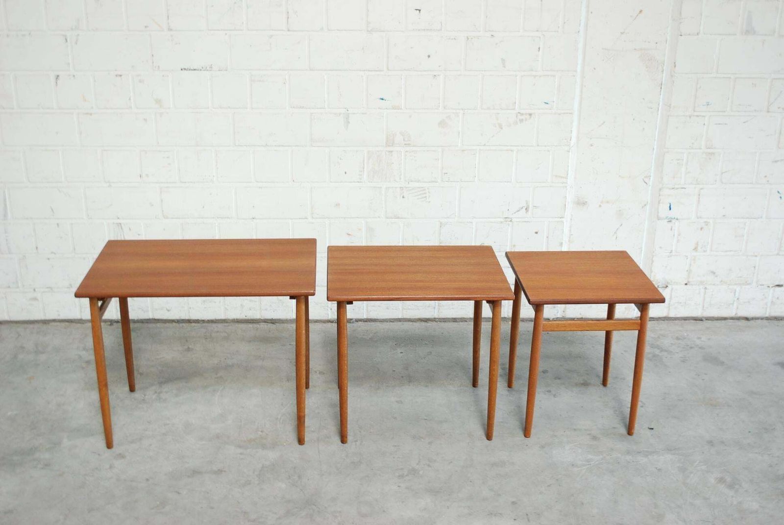 Nesting Tables In Teak By Tove And Edvard Kindt Larsen For Seffle photo vinterior