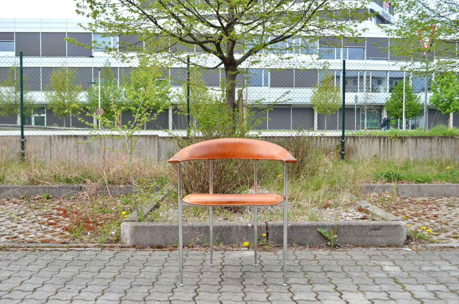Fasem Vintage Cognac Vegetal Leather Chair P40 By Vegni & Gualtierotti photo 3172.0