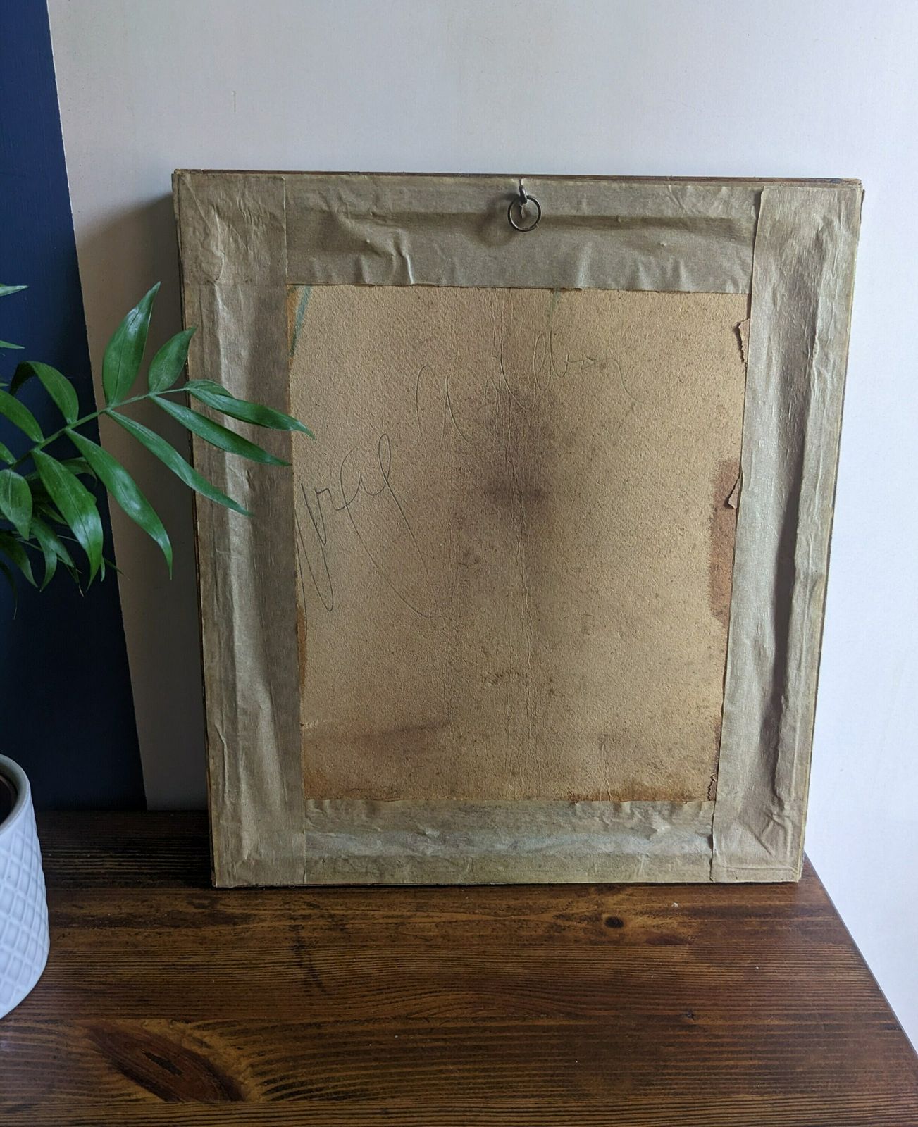 photo furniture A Fine Original Watercolour Painting Of A Pigeon In An Antique Gilt Frame, Vintage Bird Art