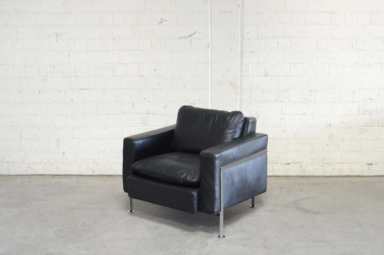 Robert Haussmann Hans Kaufeld / De Sede Rh 302 Leather Armchair First Edition photo furniture