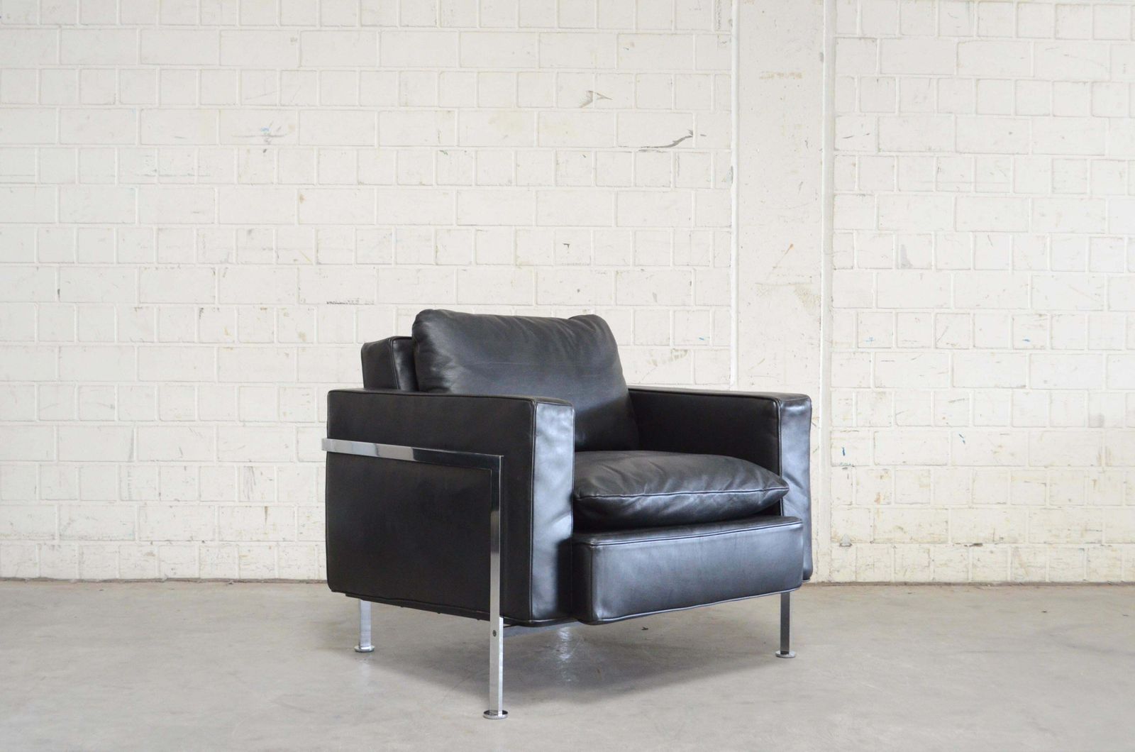 Furniture Robert Haussmann Hans Kaufeld / De Sede Rh 302 Leather Armchair First Edition photo