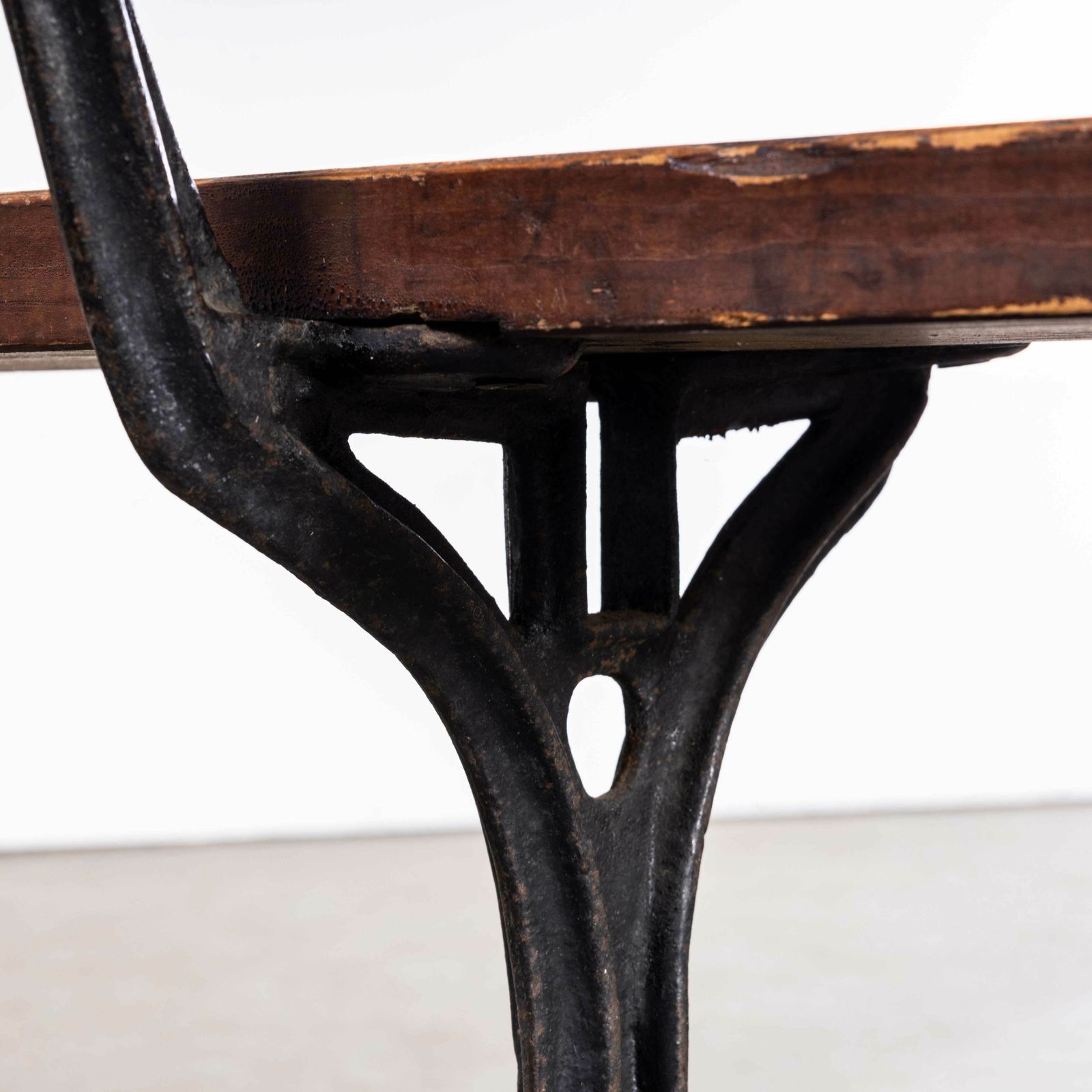 570.0 1940’s English Cast Metal Church Benches – Several Available photo