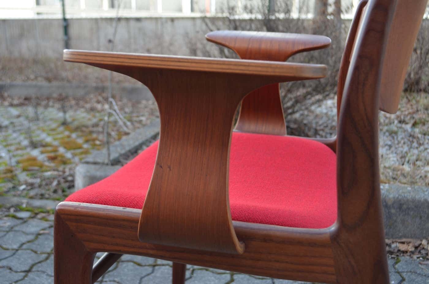 photo for sale Rare Modernist Wilkhahn Hartmut Lohmeyer Plywood Armchair 476a