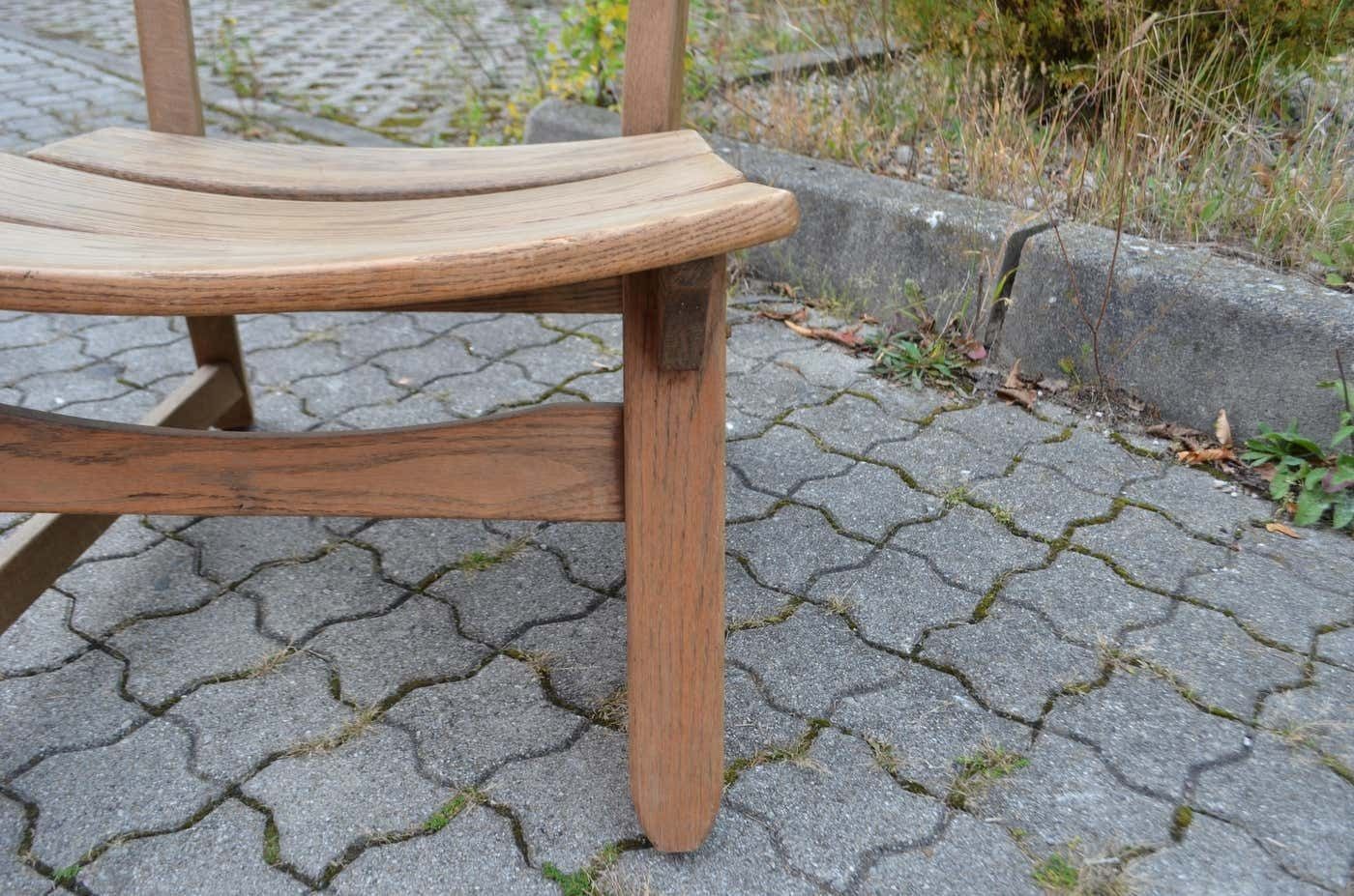 photo for sale Awa Brutalist Fireplace Lounge Chair Oak