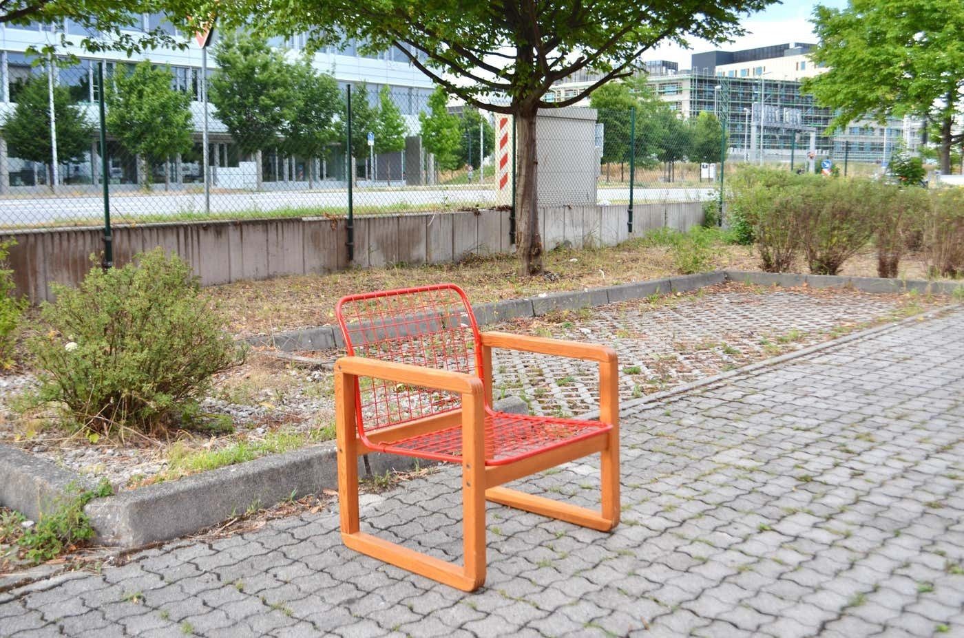 Vintage Ikea 1982 Model Sälen By Knut & Marianne Hagberg Pine Lounge Arm Chair photo Furniture