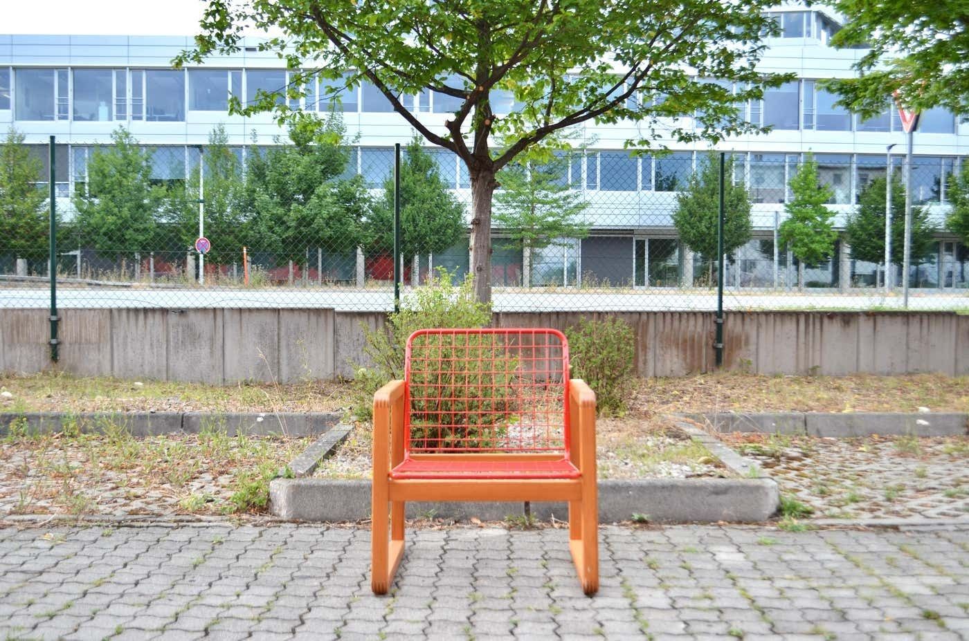 Vintage Ikea 1982 Model Sälen By Knut & Marianne Hagberg Pine Lounge Arm Chair photo vinterior