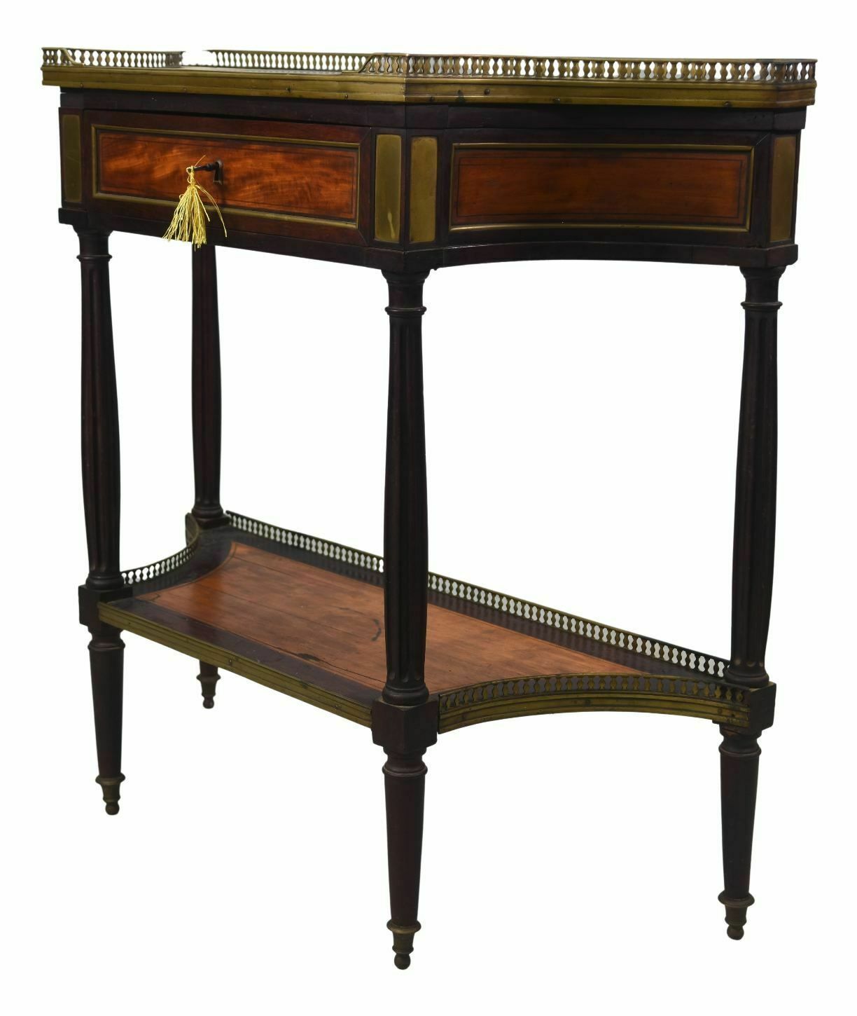 Louis XVI Period Console In Mahogany And Bronze Gallery photo furniture