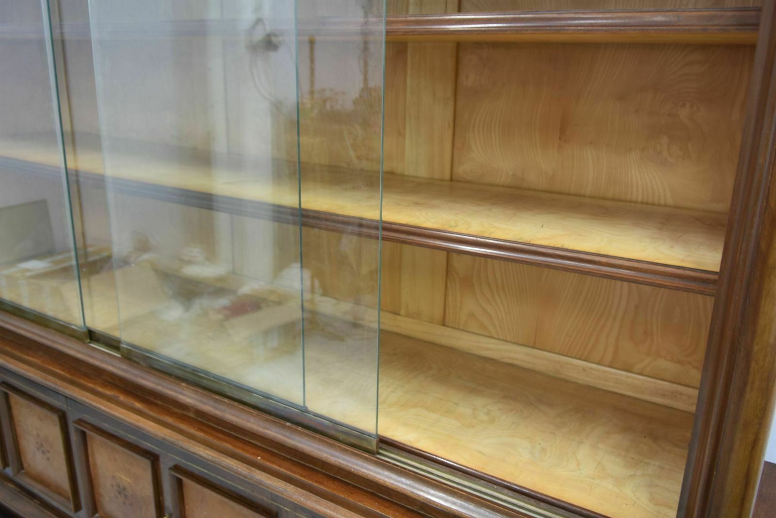 1940 Bookcase Chest In Rosewood photo vintage